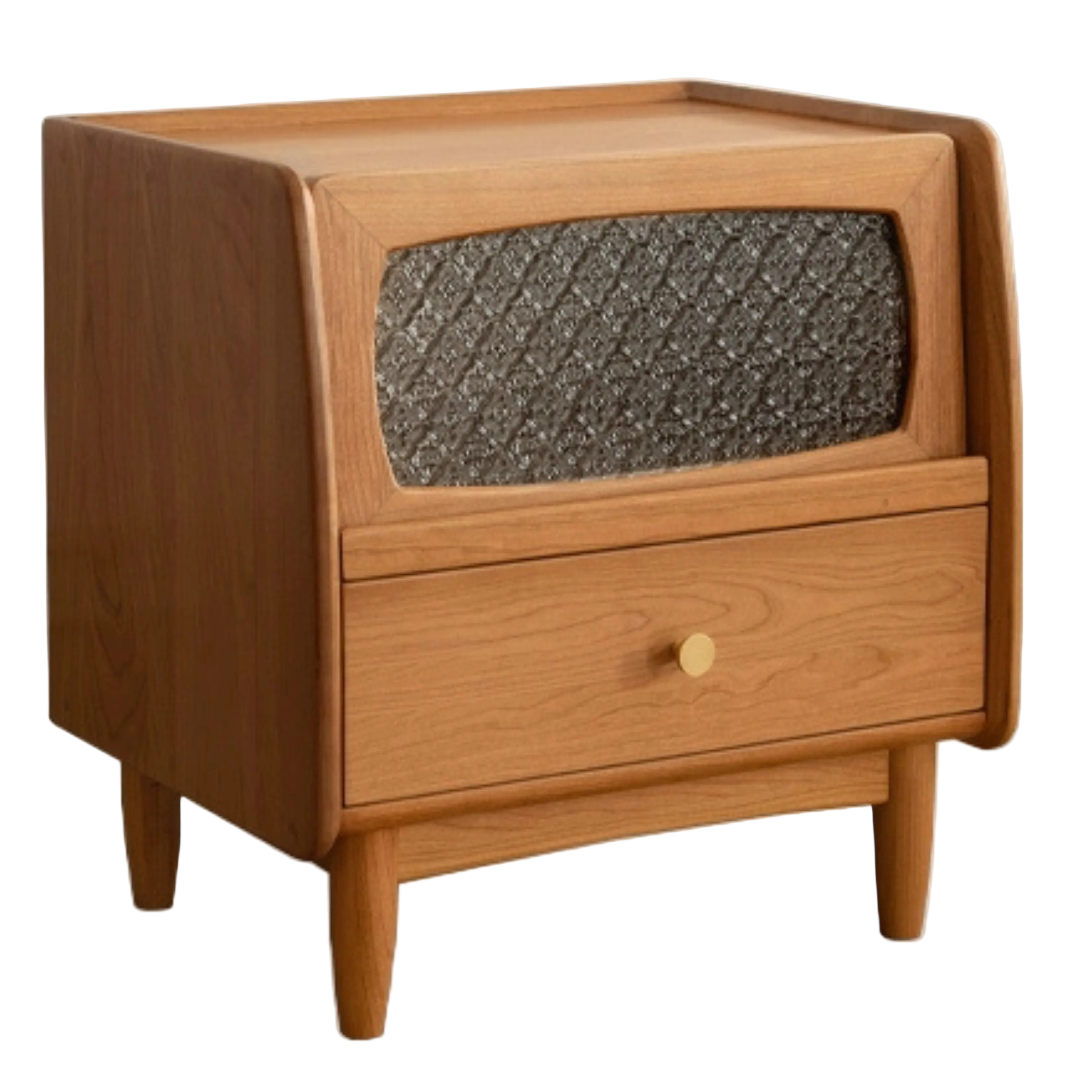 Cherry Solid Wood Nightstand.