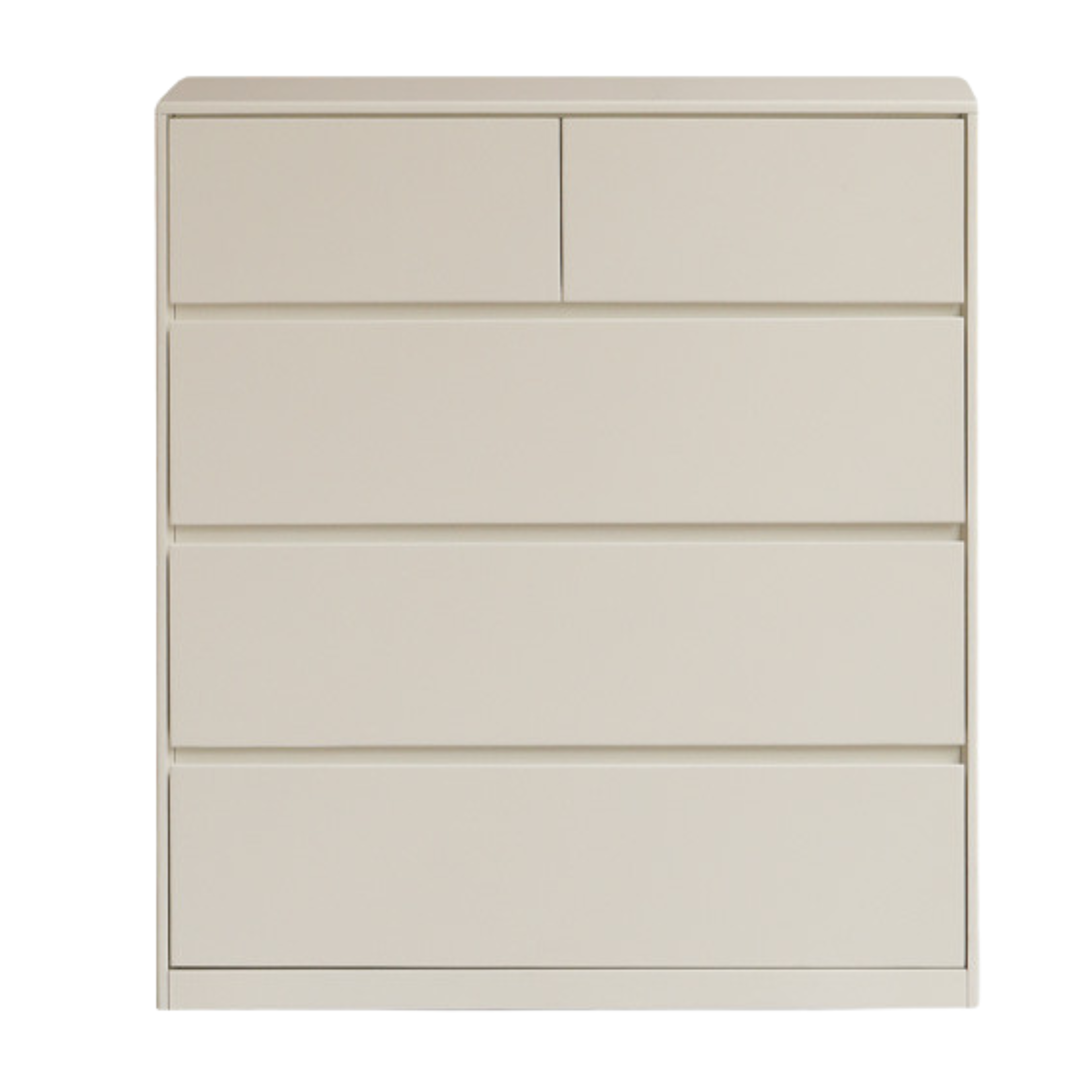 Solid Rubberwood Cream Style Chest of Drawers