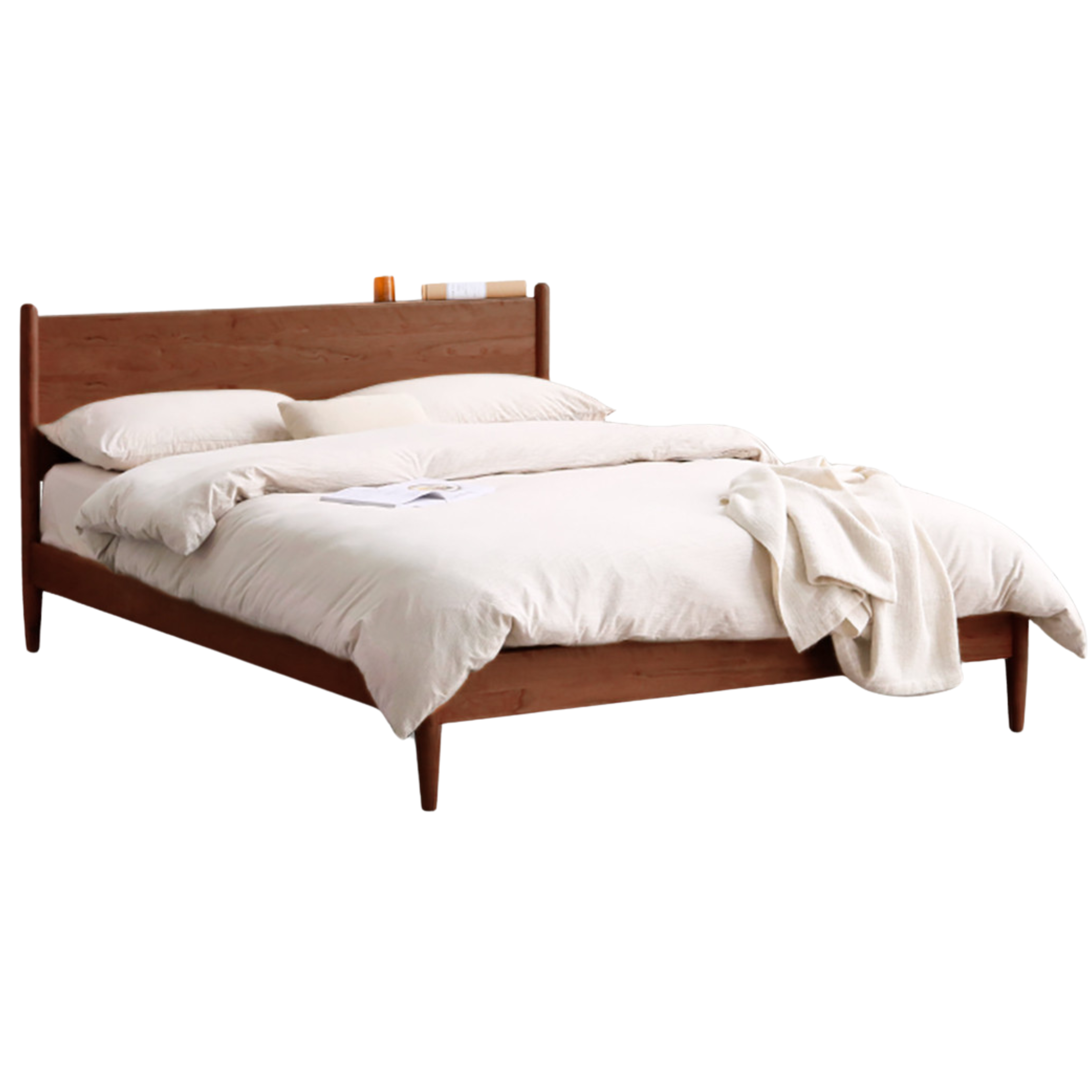 Oak, Black Walnut, Сherry Wood Bed