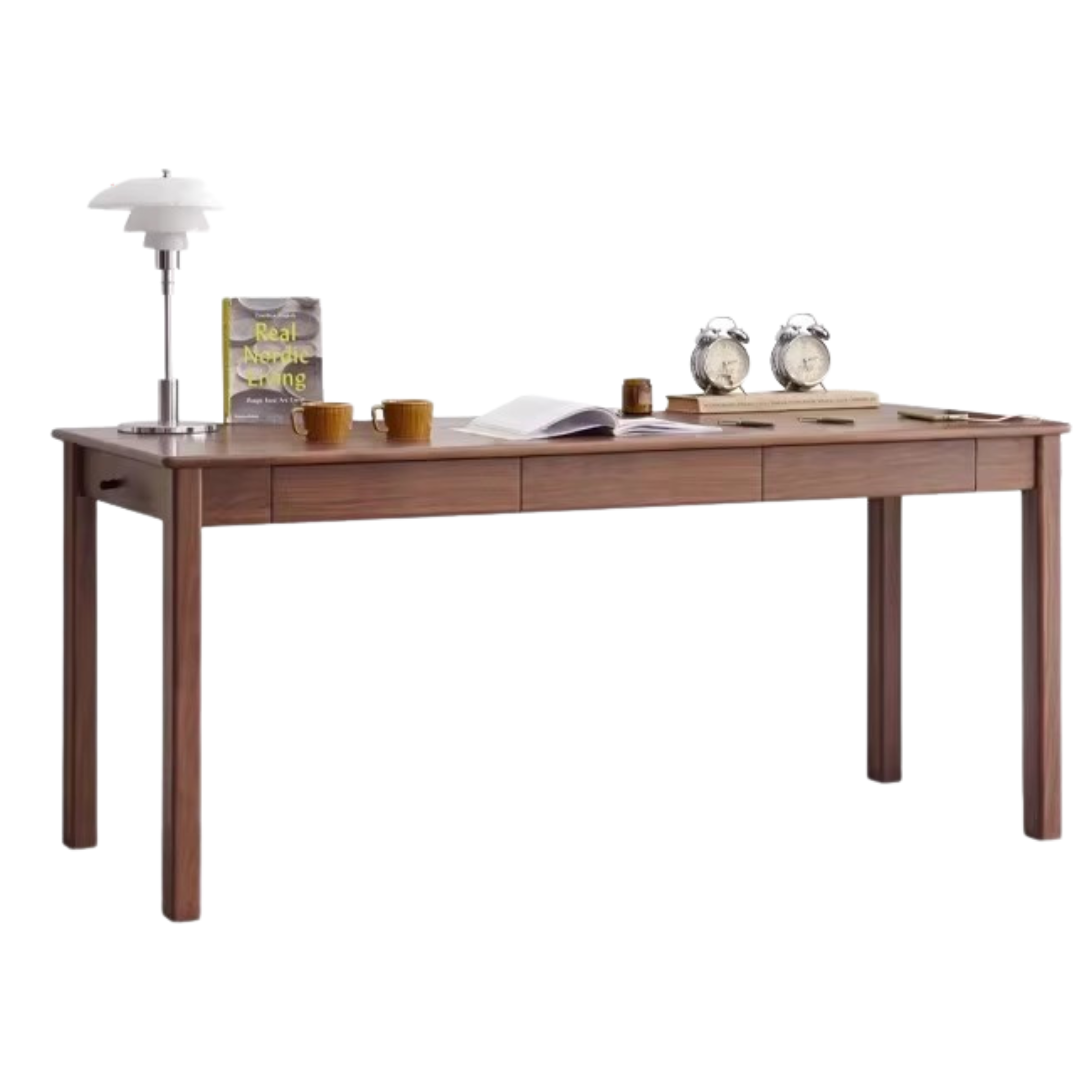 Black Walnut ,Oak, Ash, Sandalwood Solid Wood Office Desk