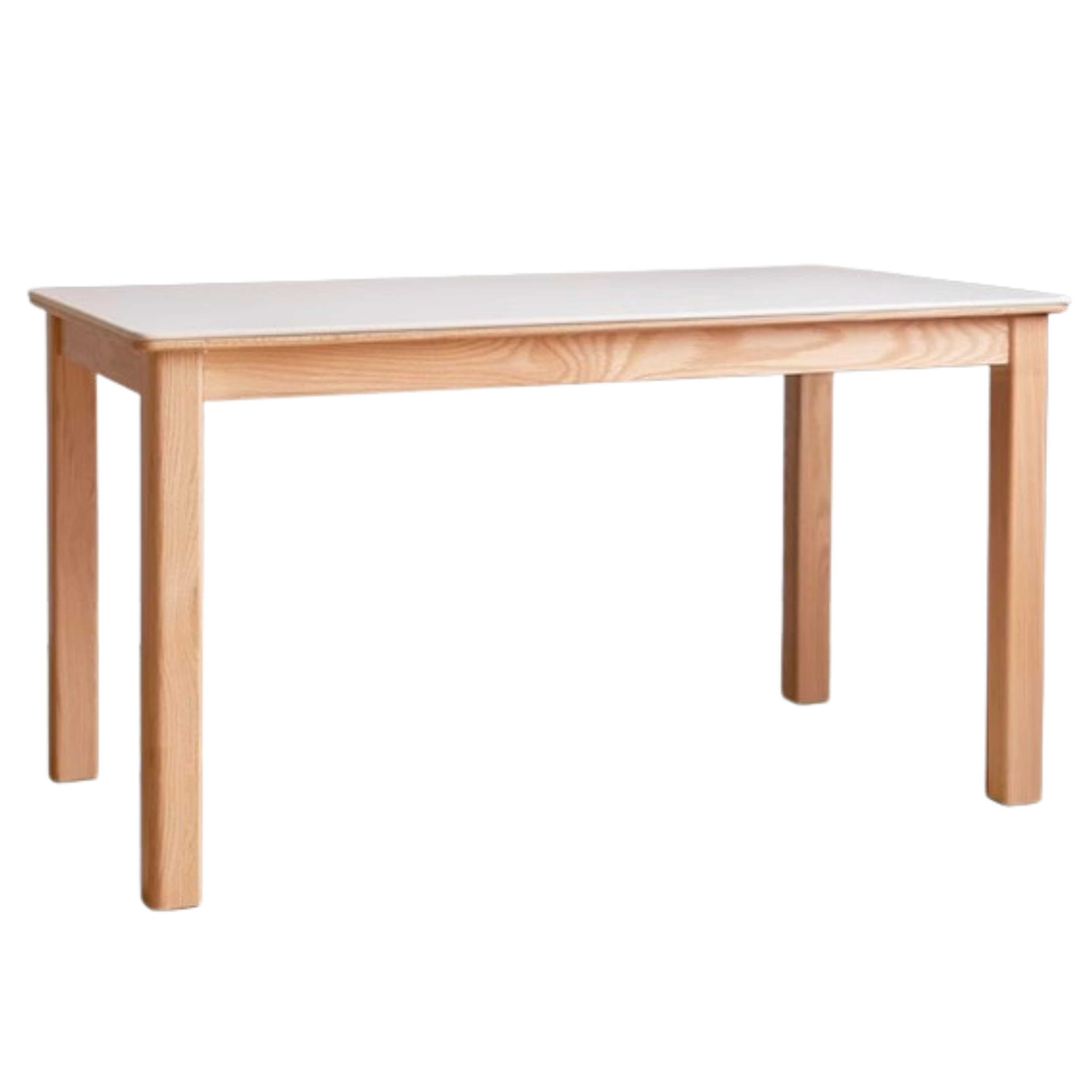 Oak, Beech Solid Wood Modern Slate Dining Table