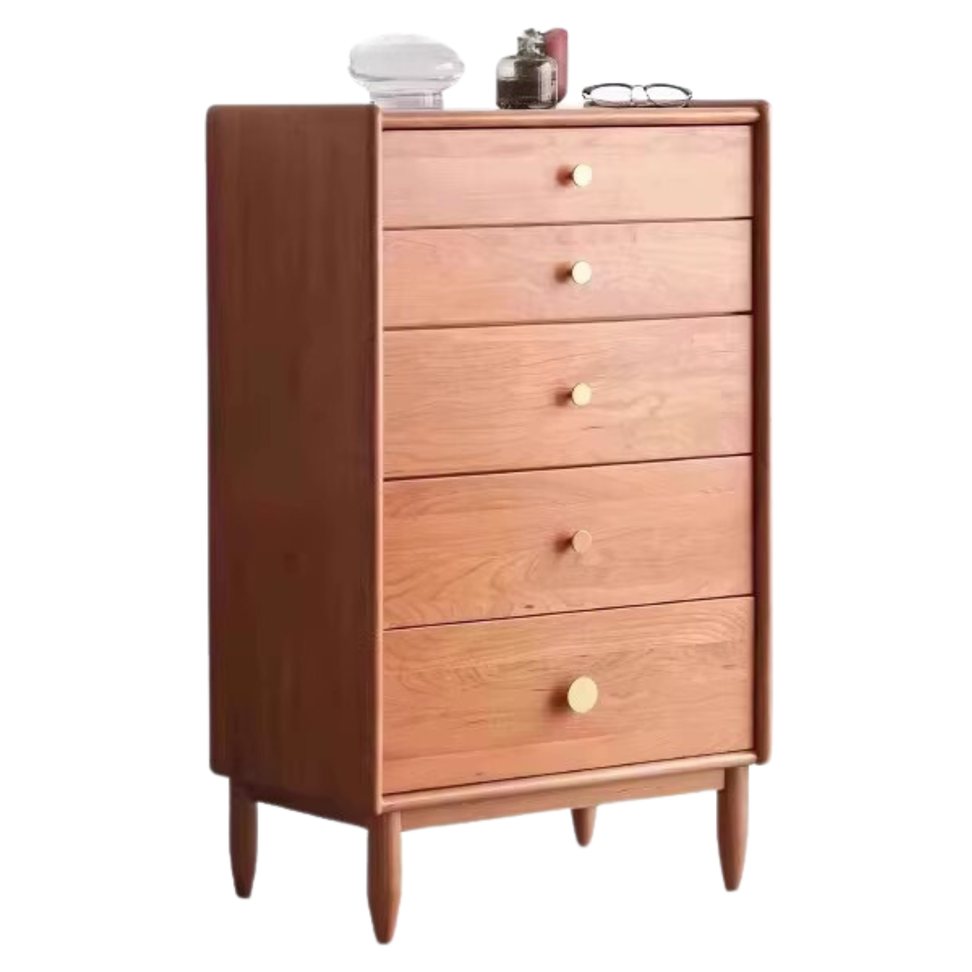 Cherry Solid Wood Chest Of Drawers