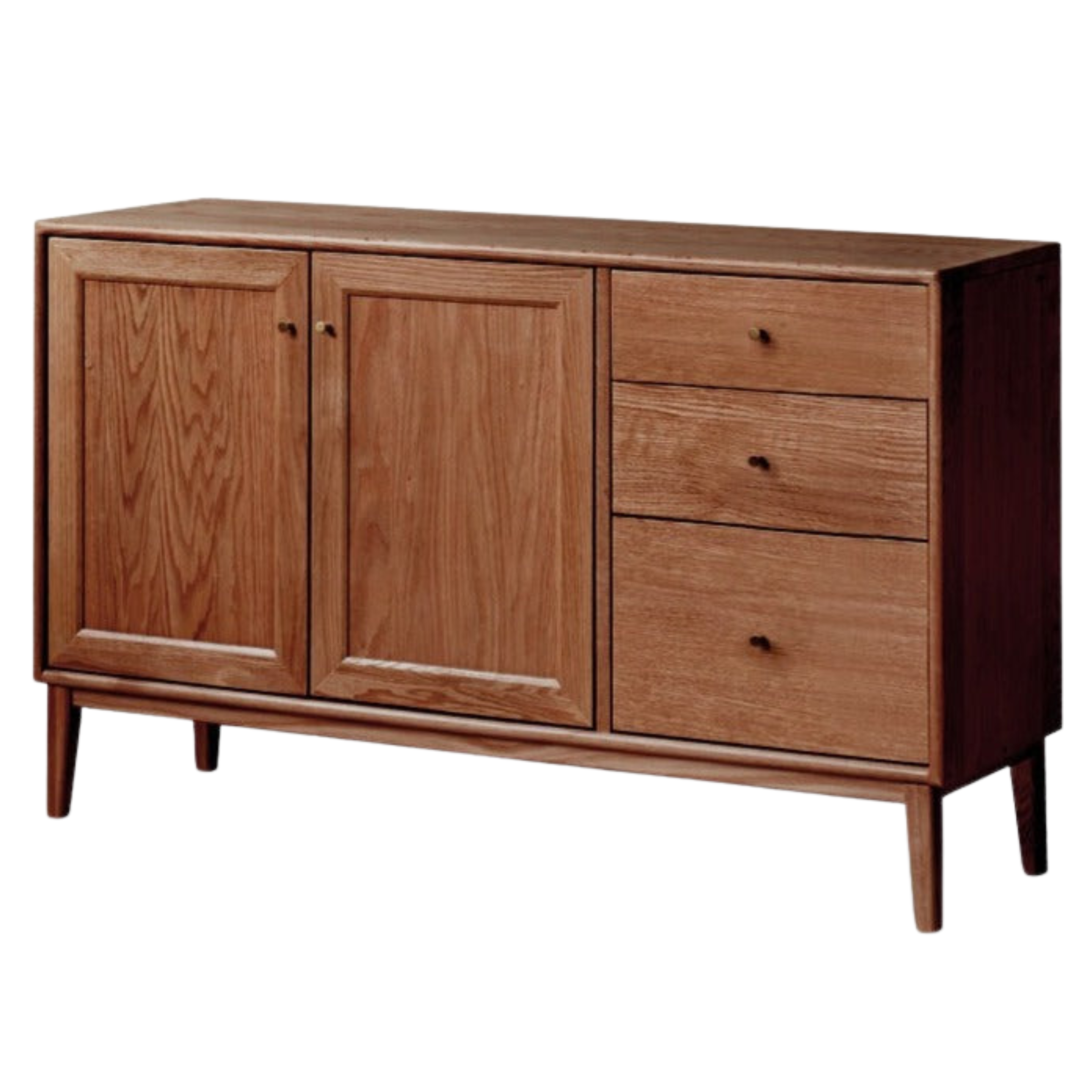 Oak Solid Wood Rock Board Modern Dining Sideboard