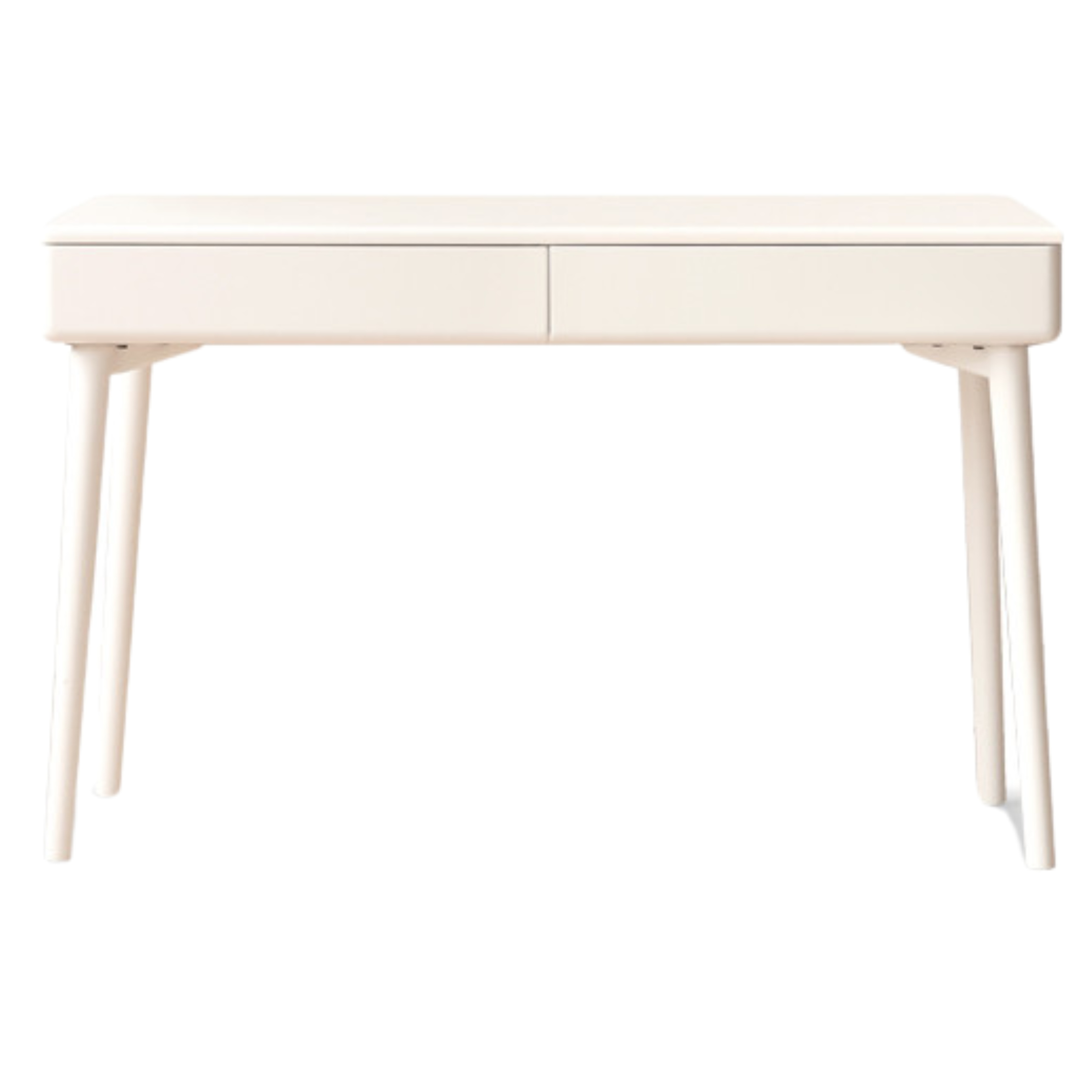 Rubberwood Solid Wood Retractable Desk and Bookshelf