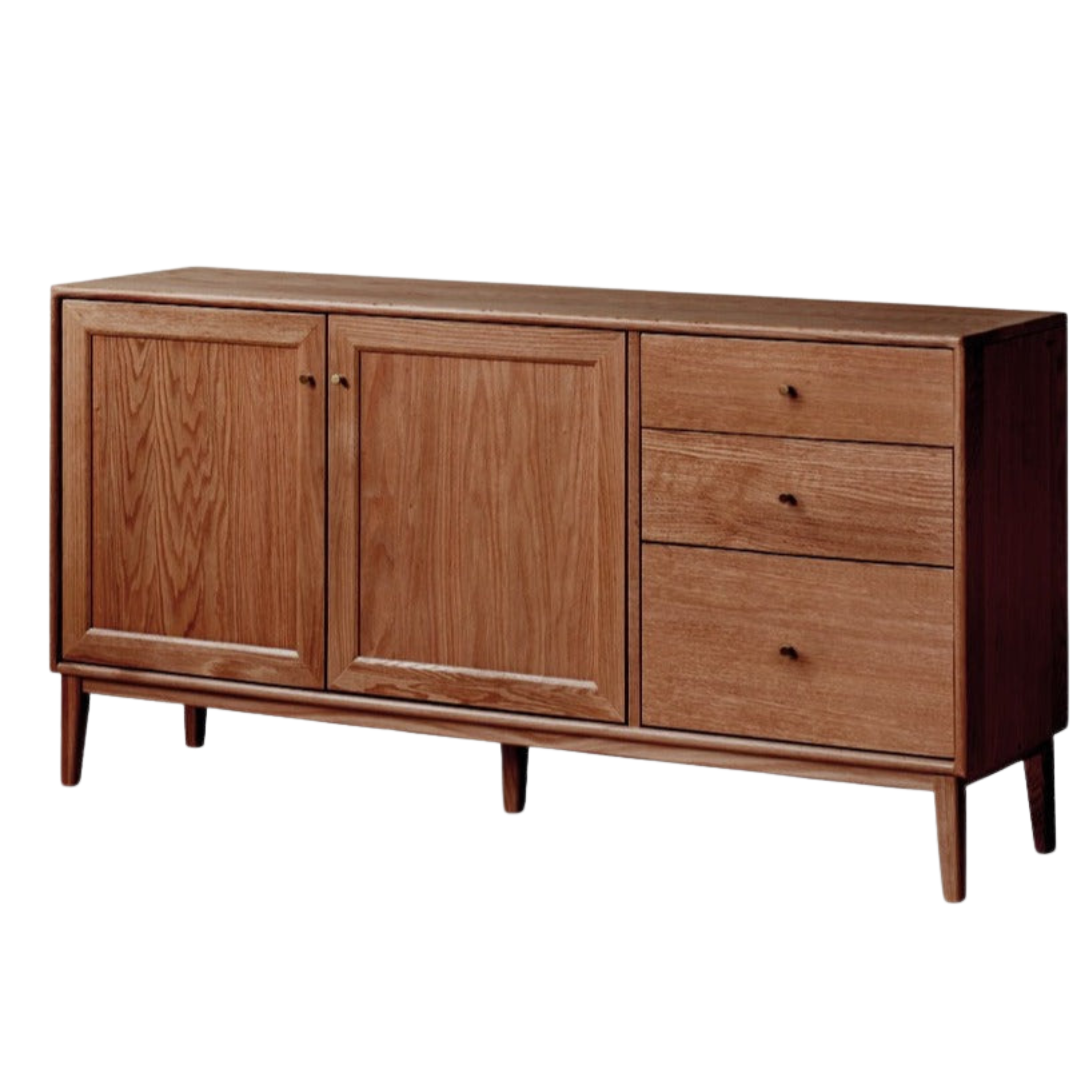 Oak Solid Wood Rock Board Modern Dining Sideboard