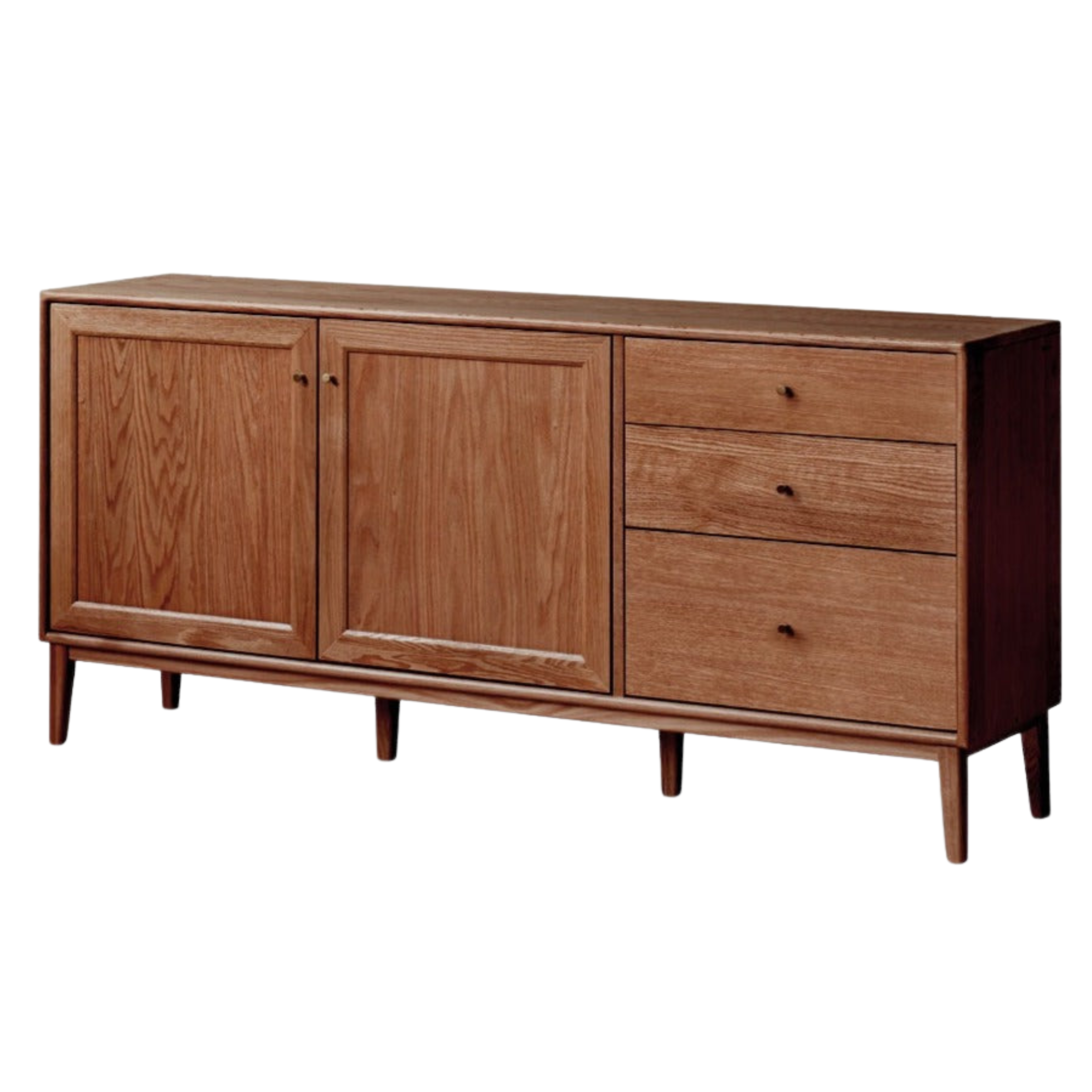 Oak Solid Wood Rock Board Modern Dining Sideboard