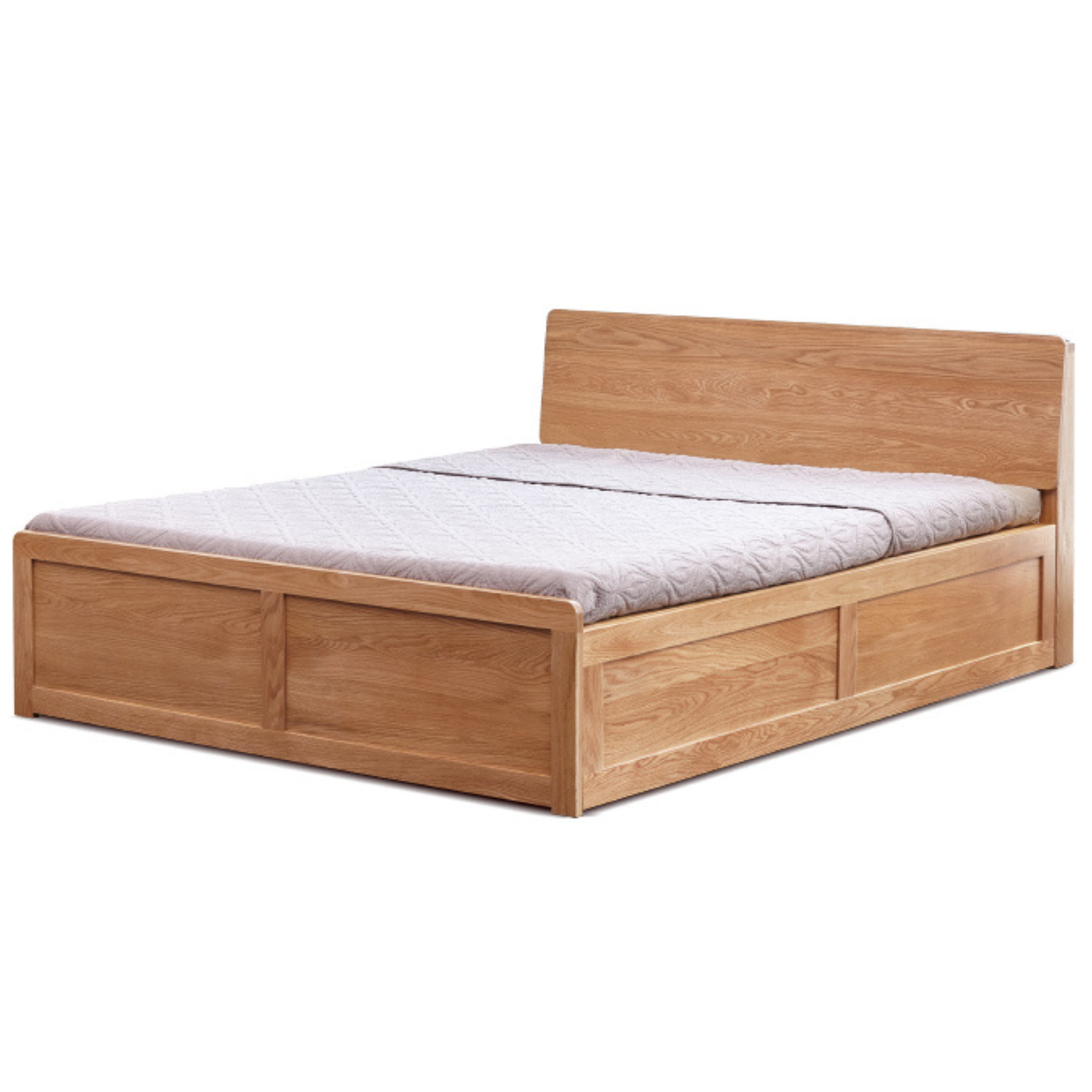 Oak Solid Wood Box Bed