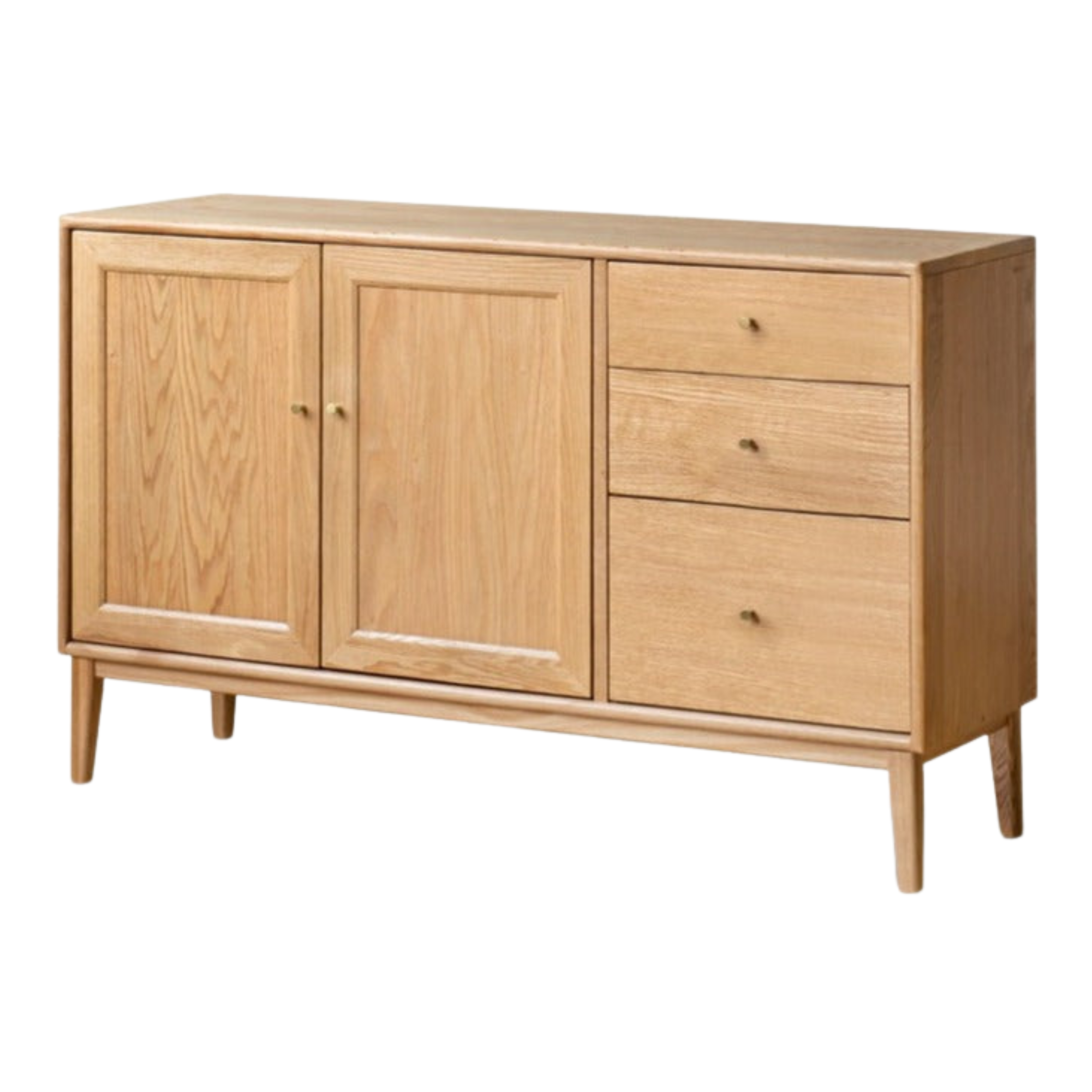 Oak Solid Wood Rock Board Modern Dining Sideboard