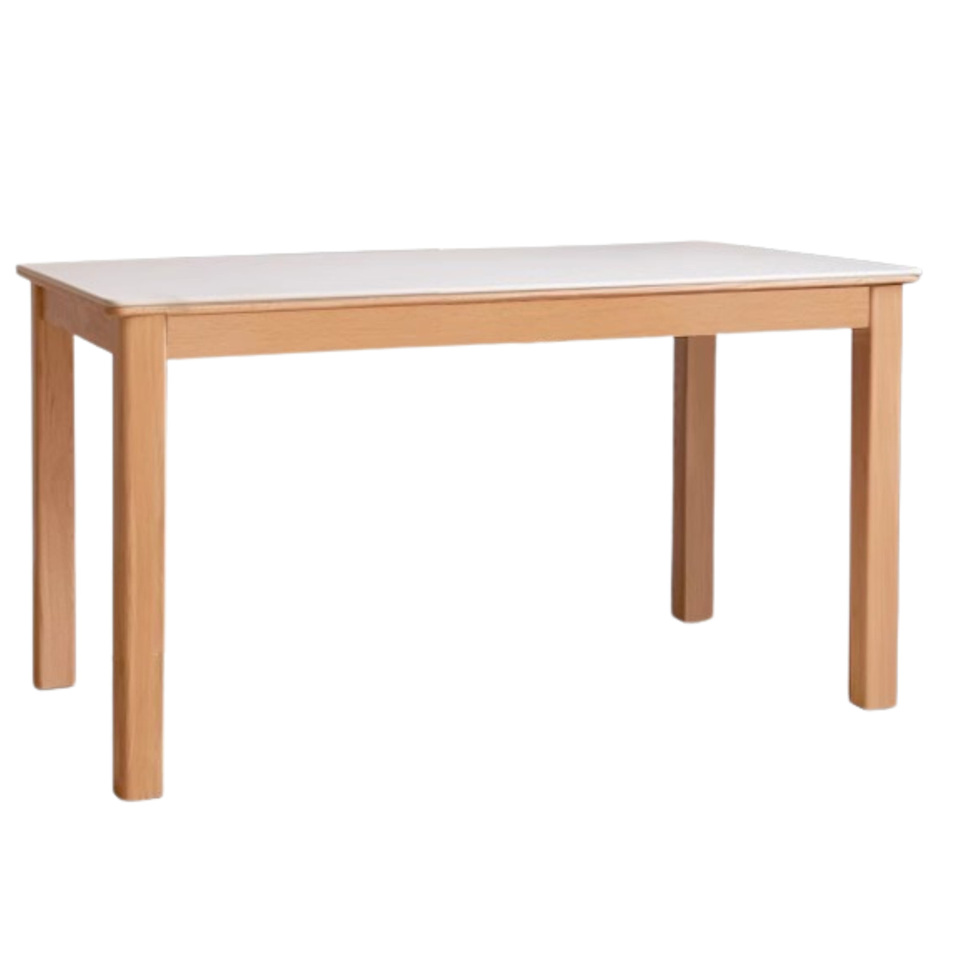 Oak, Beech Solid Wood Modern Slate Dining Table