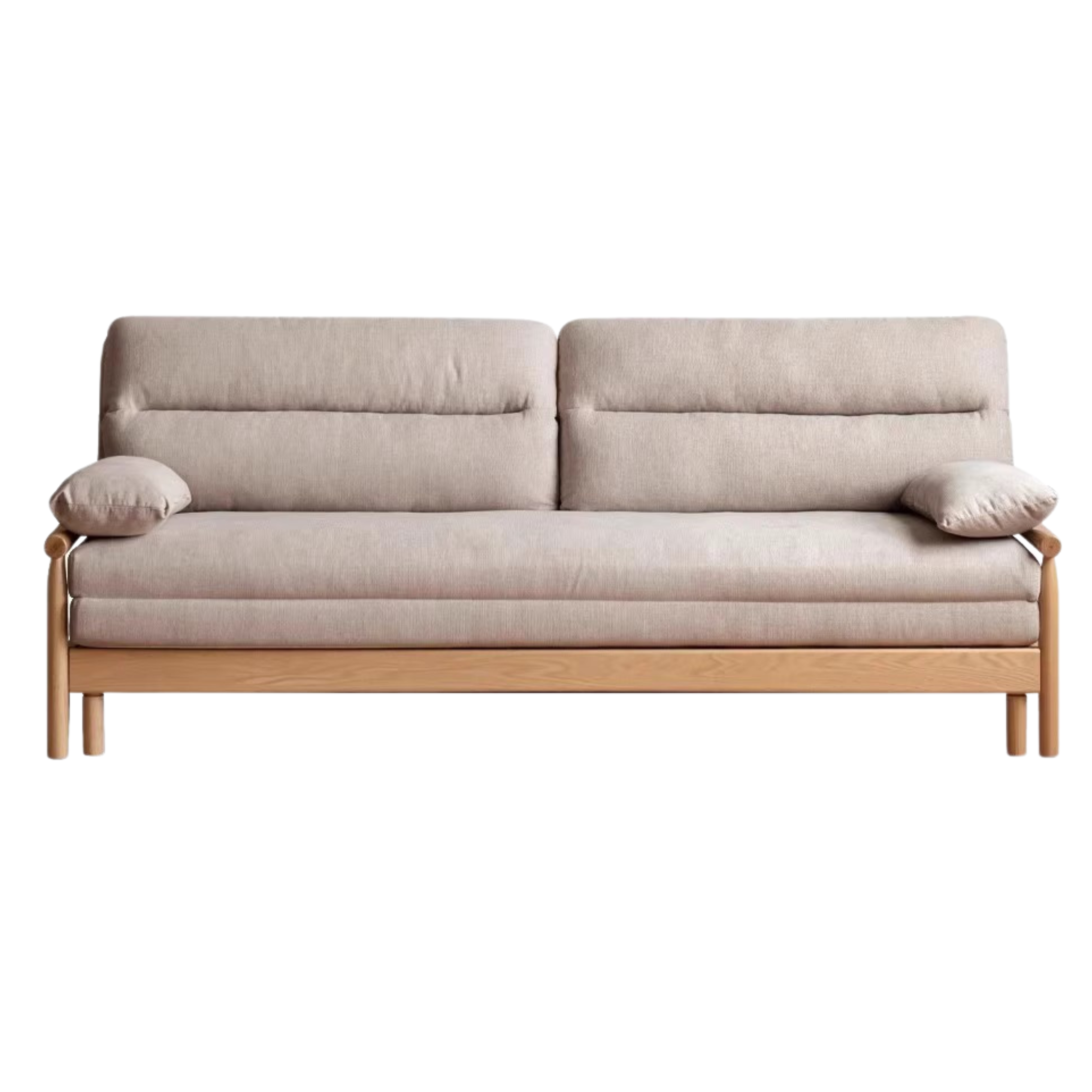 Oak Solid Wood Bed Sleepers Sofa