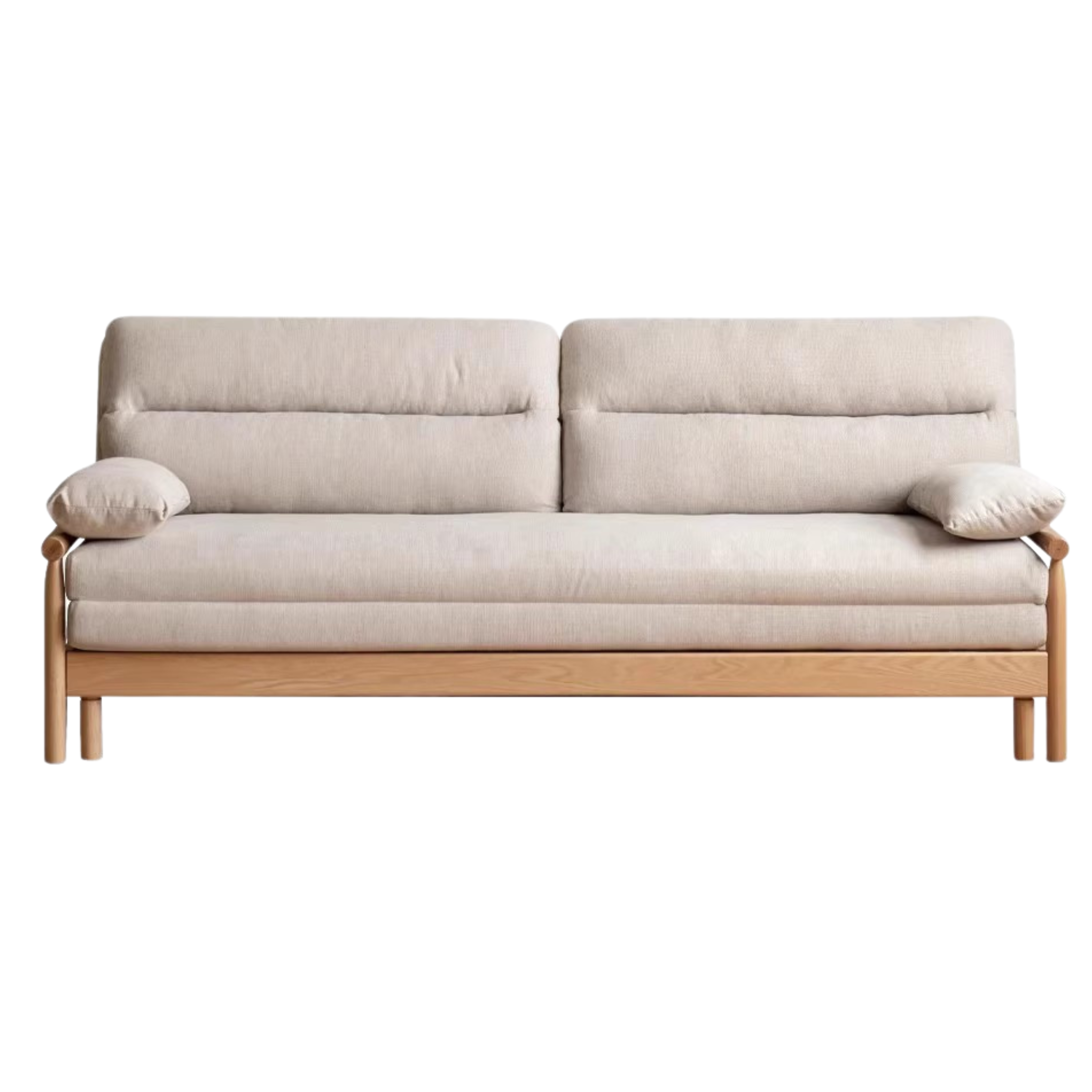 Oak Solid Wood Bed Sleepers Sofa