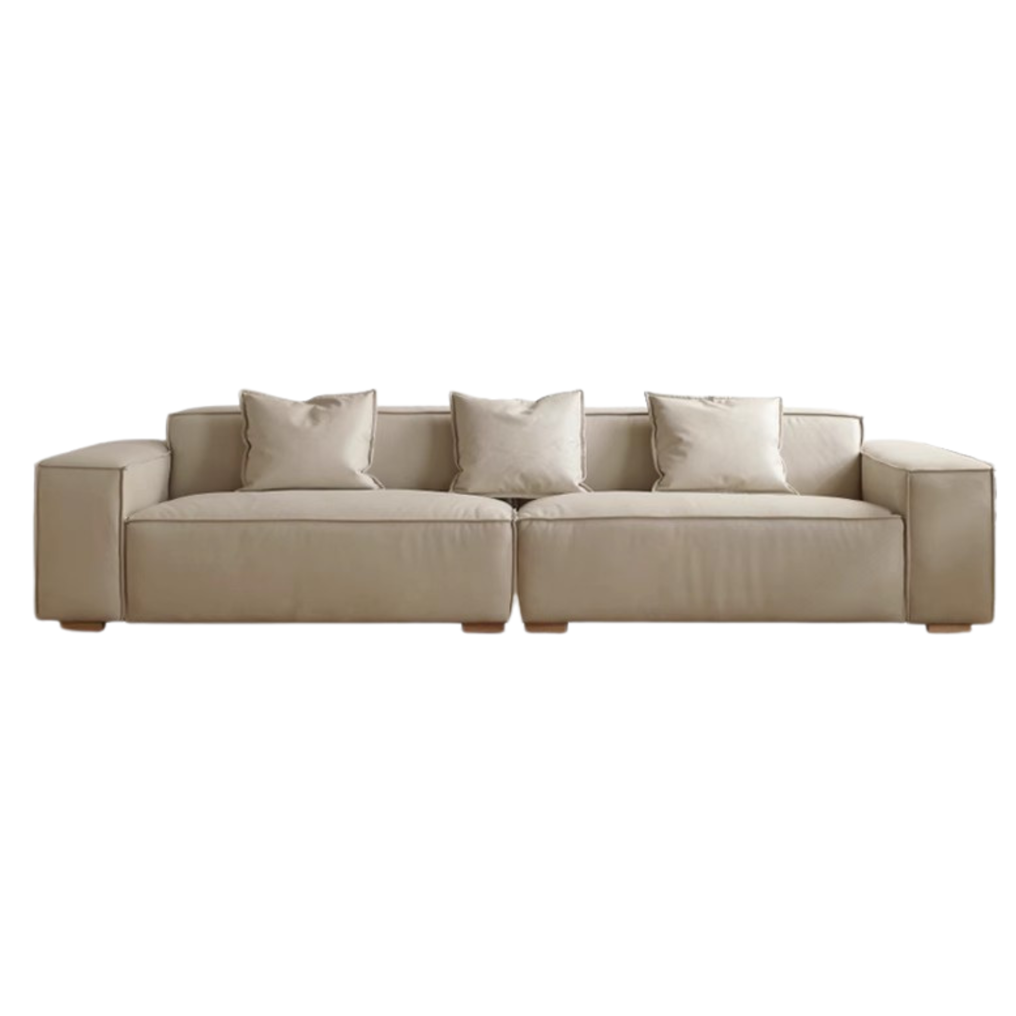 Luxury Сow Leather Sofa, Technical Fabric Sofa.