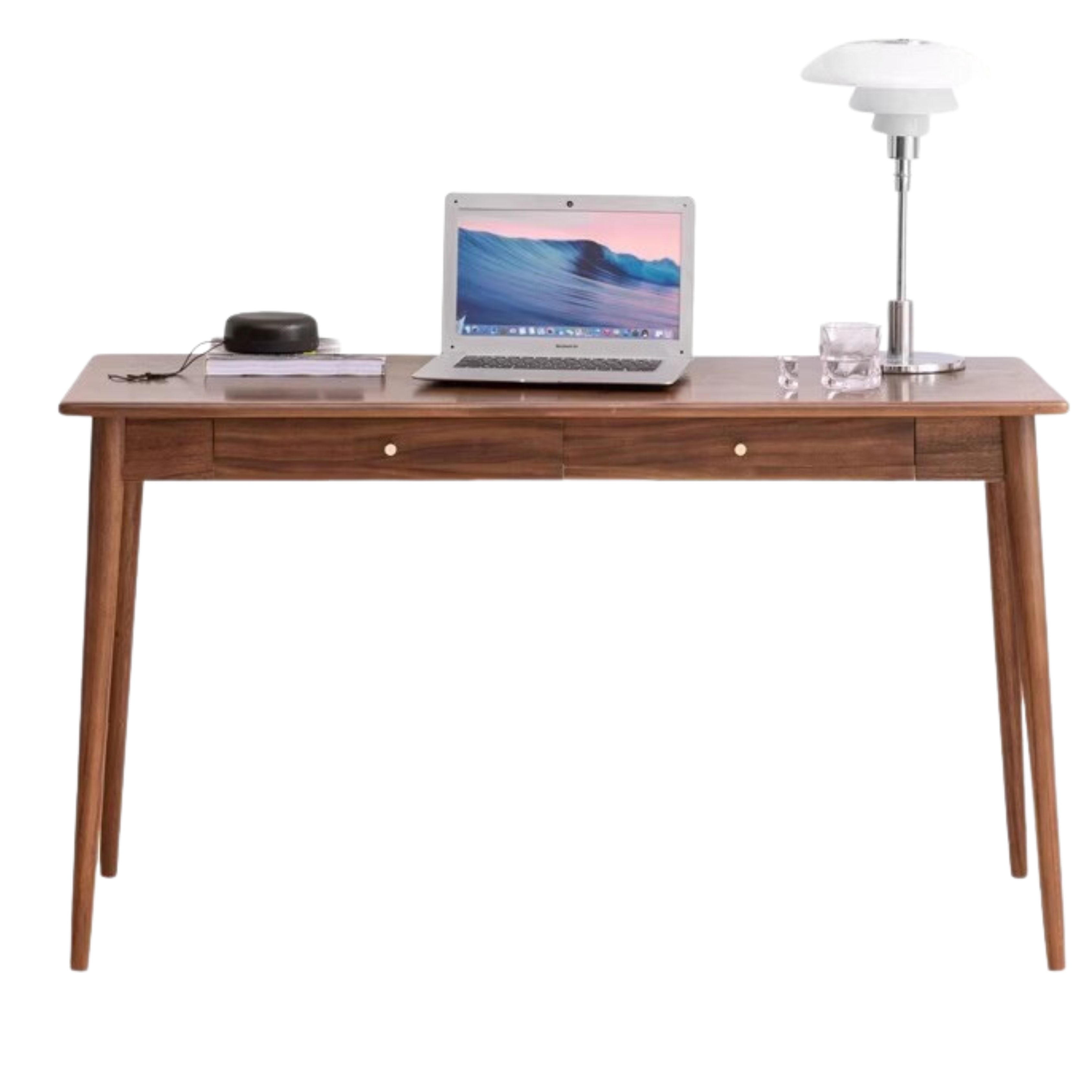 Black Walnut Solid Wood Office Desk