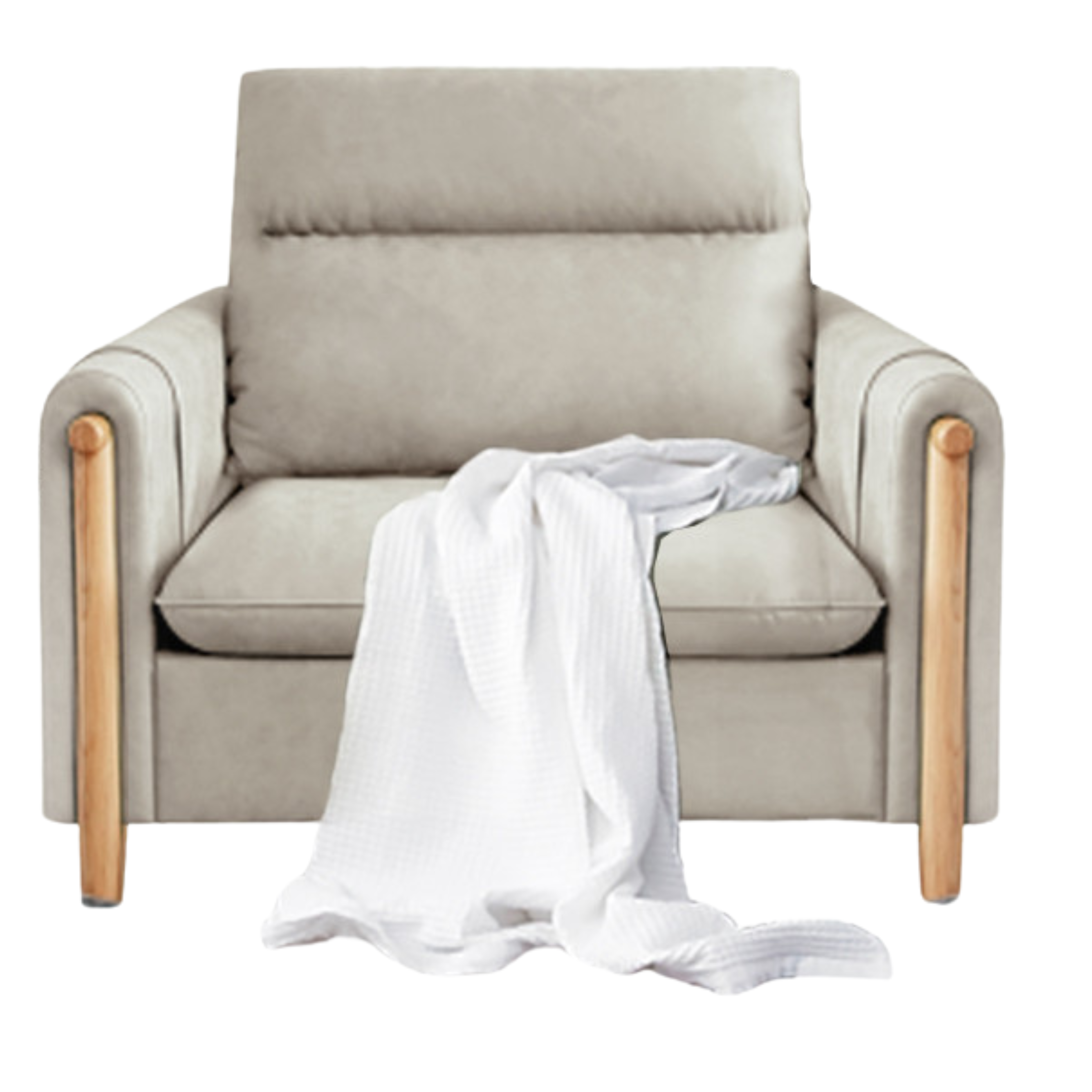 Lux technology green fabriс sofa.