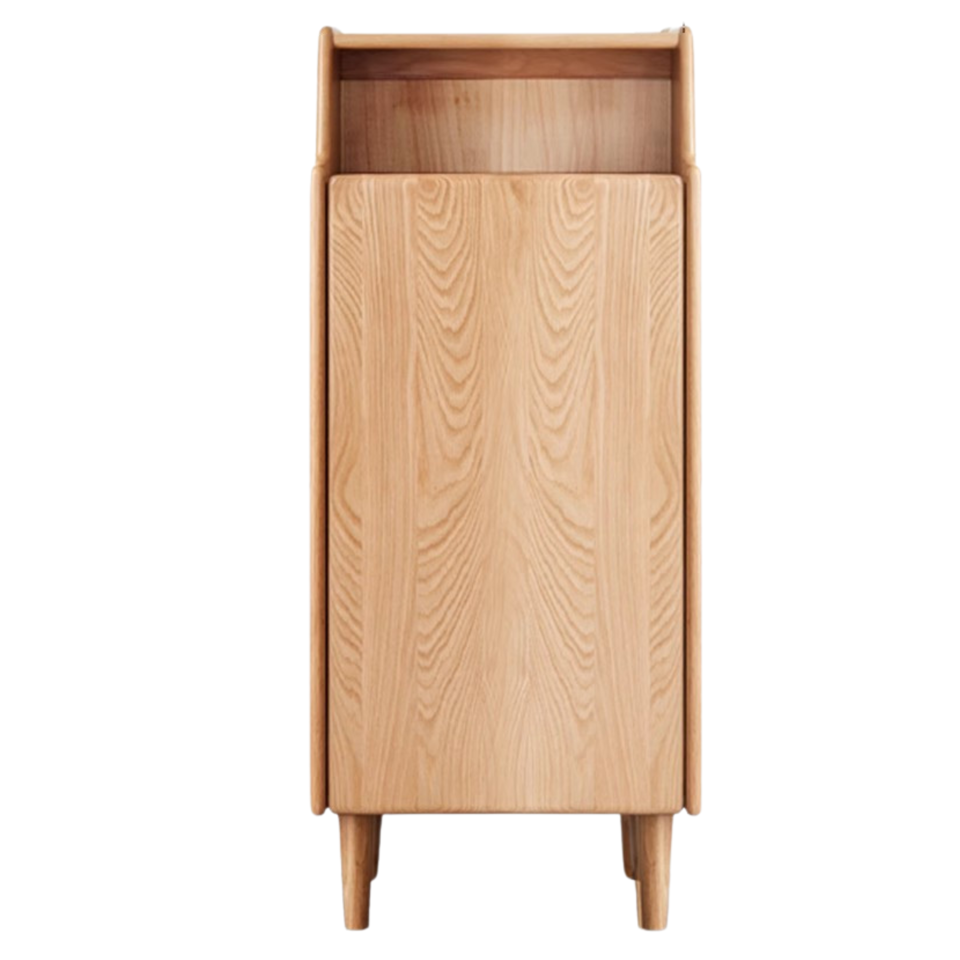 Oak Solid Wood Entrance Shoe Cabinet
