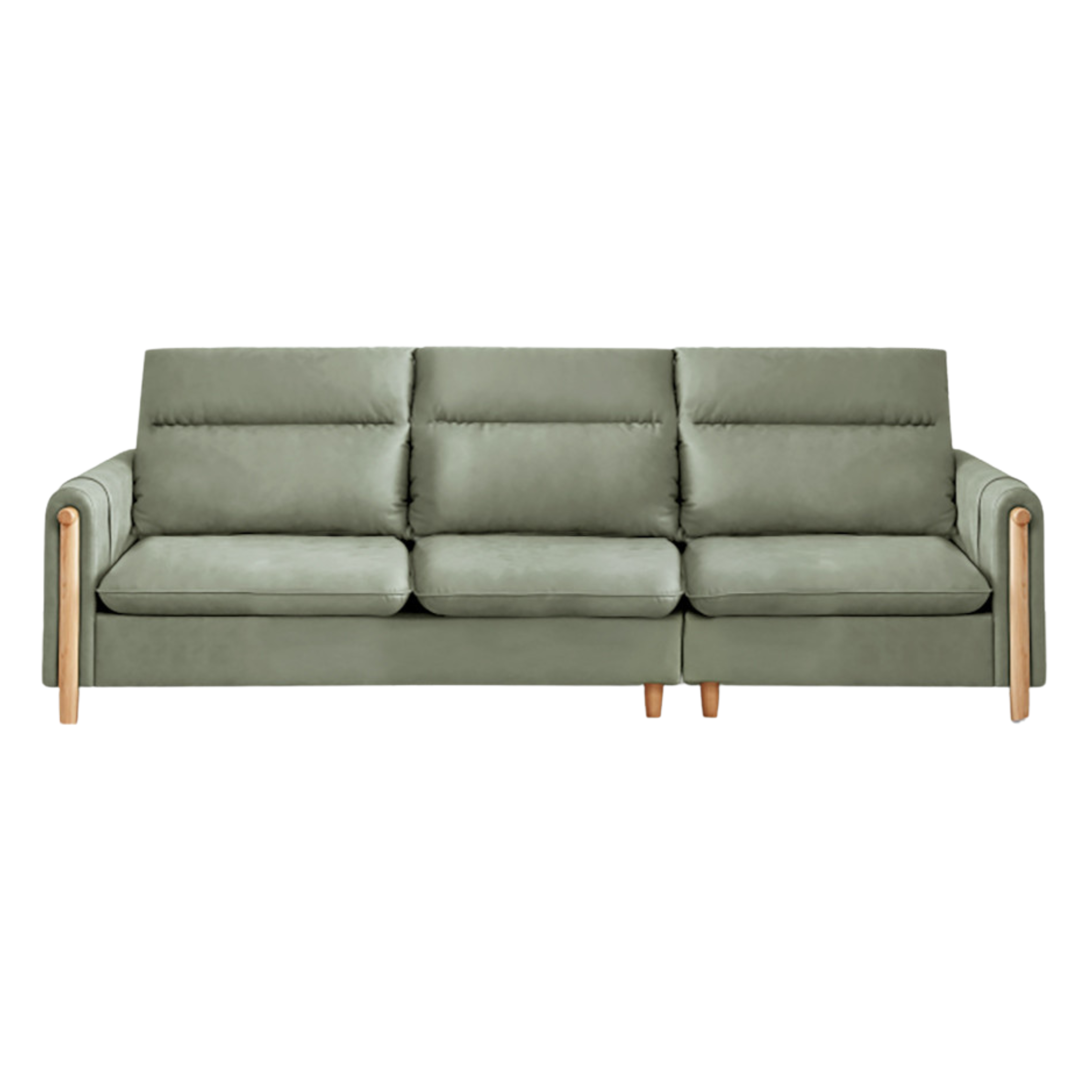 Lux technology green fabriс sofa.