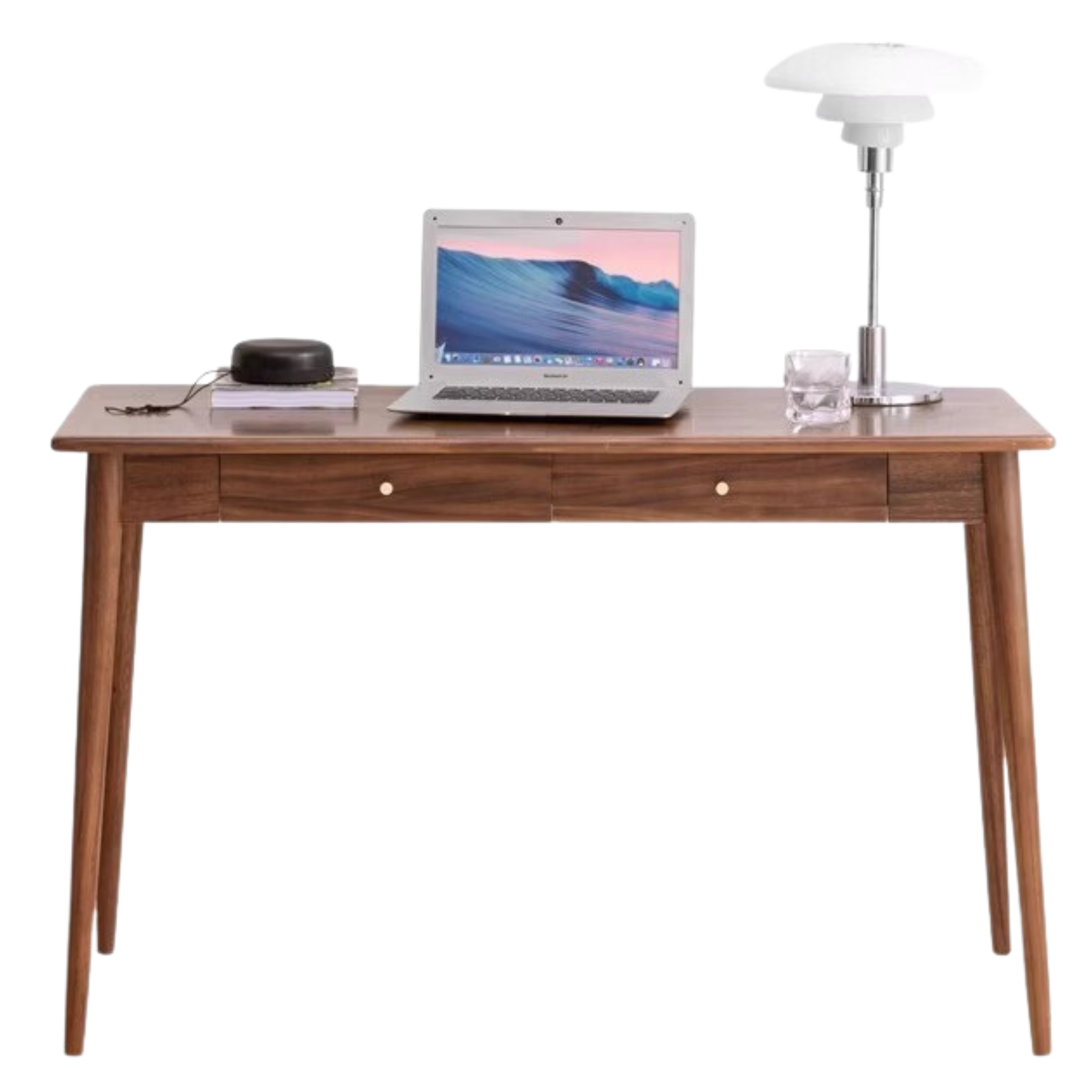 Black Walnut Solid Wood Office Desk