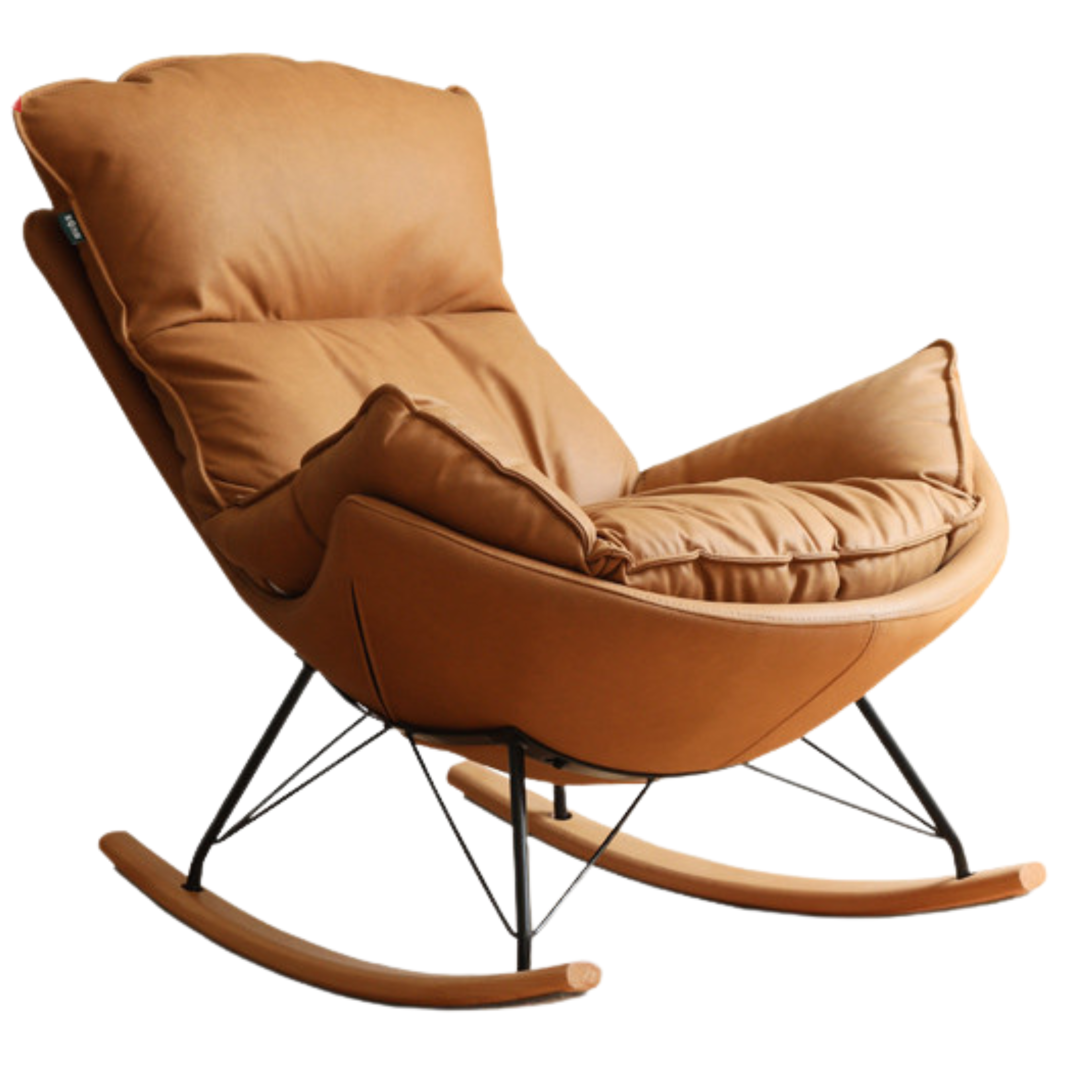 Mid Century Modern Rocking Armchair)