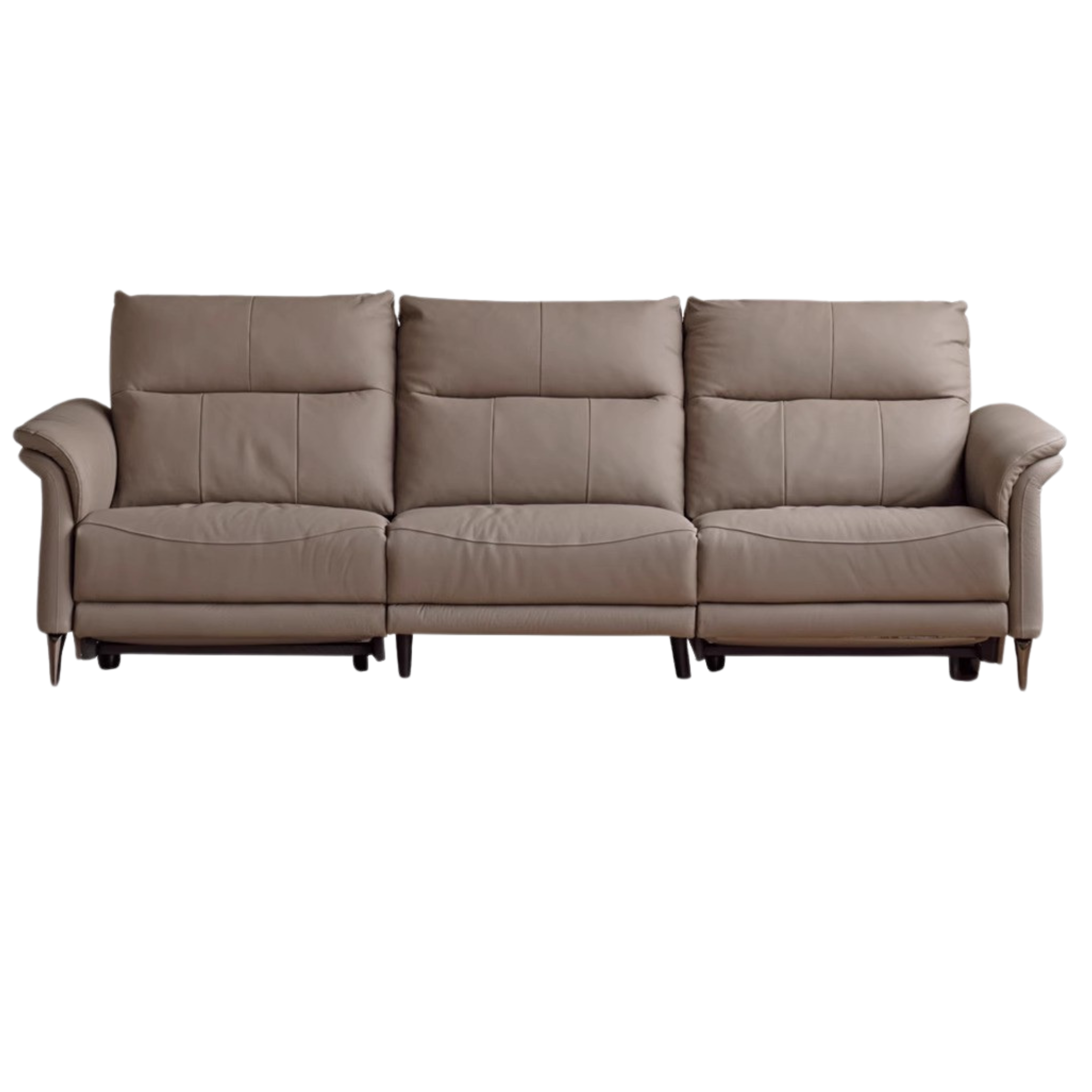 First Layer Leather Multifunctional Electric Telescopic Sofa.