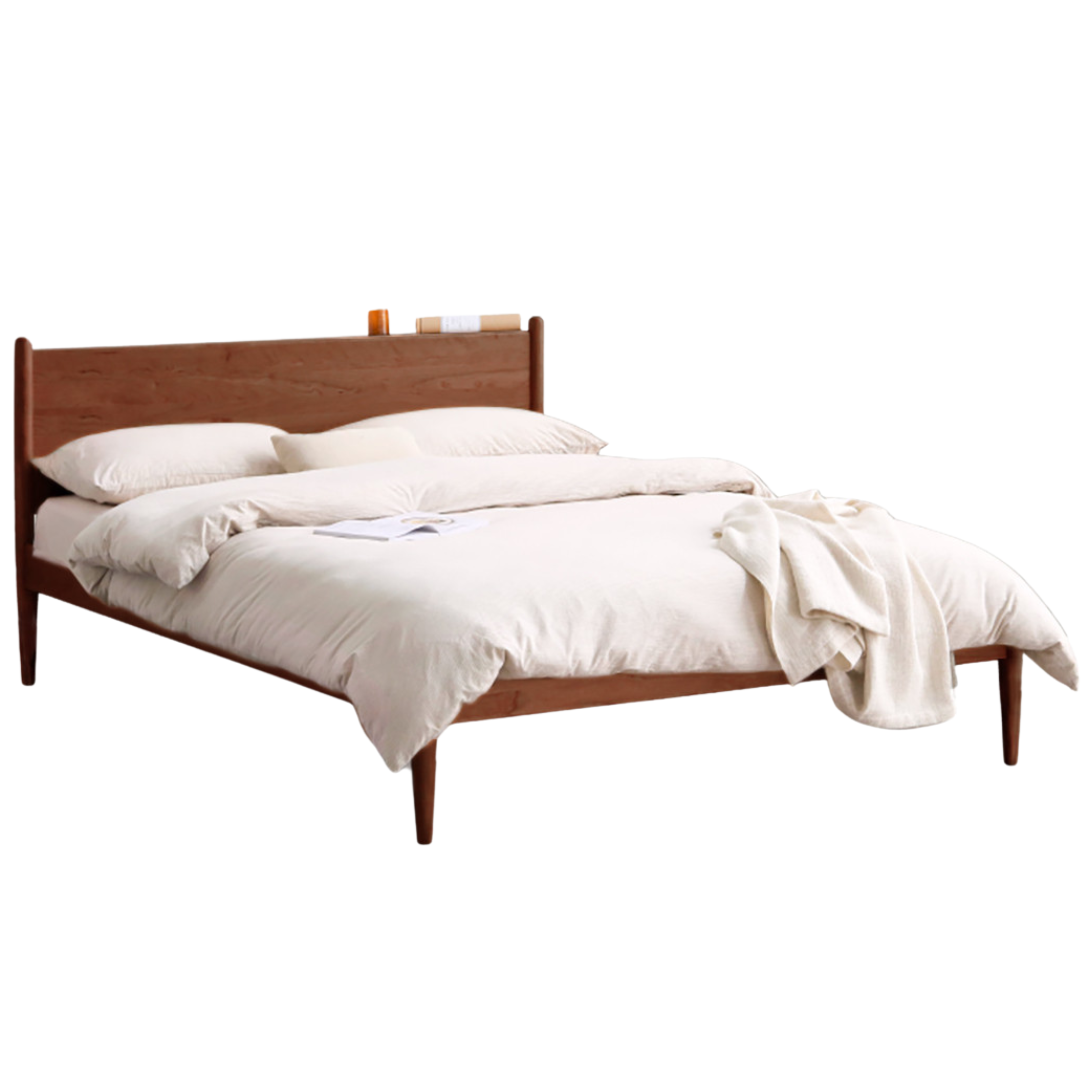 Oak, Black Walnut, Сherry Wood Bed