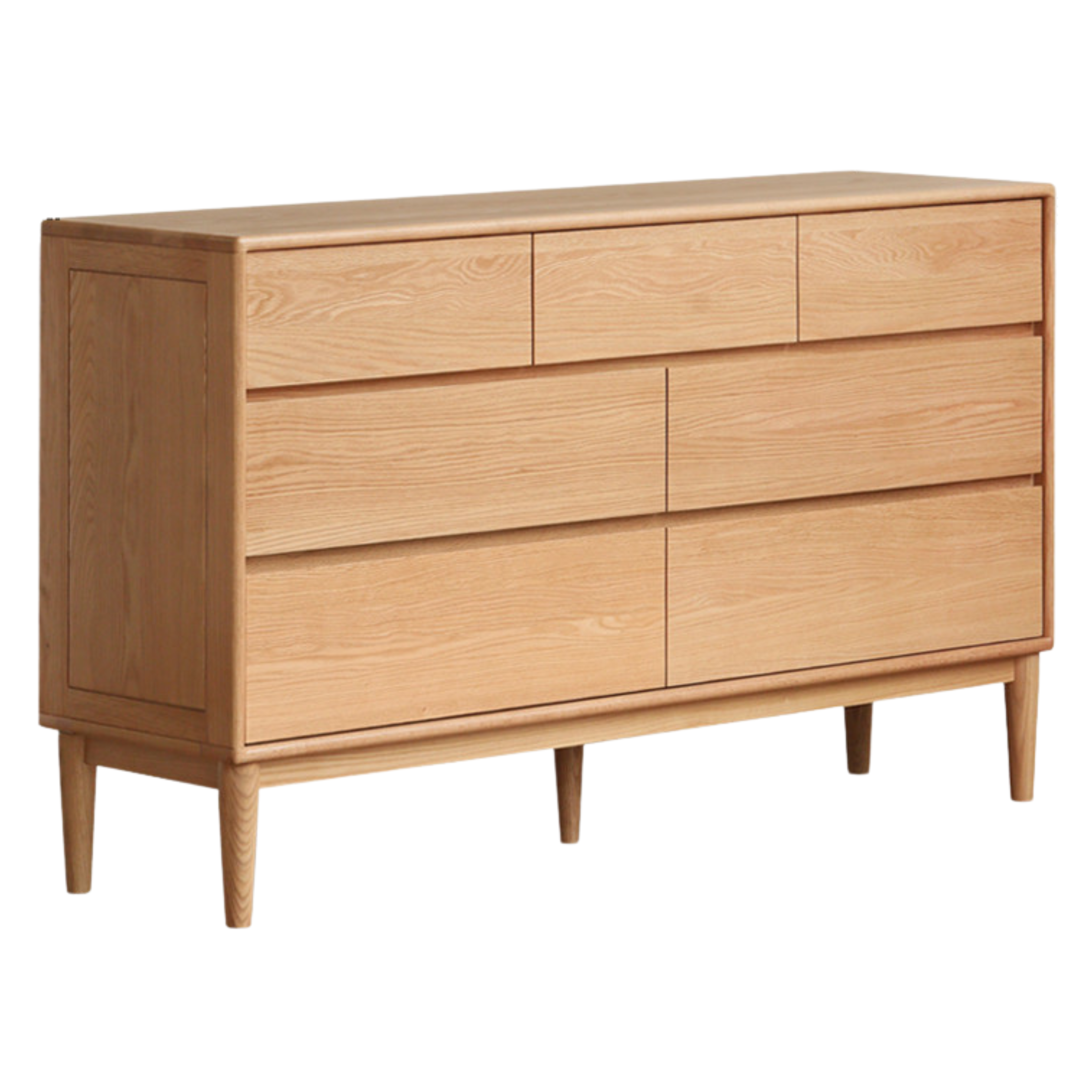 Oak Solid Wood Small Chest of Drawers
