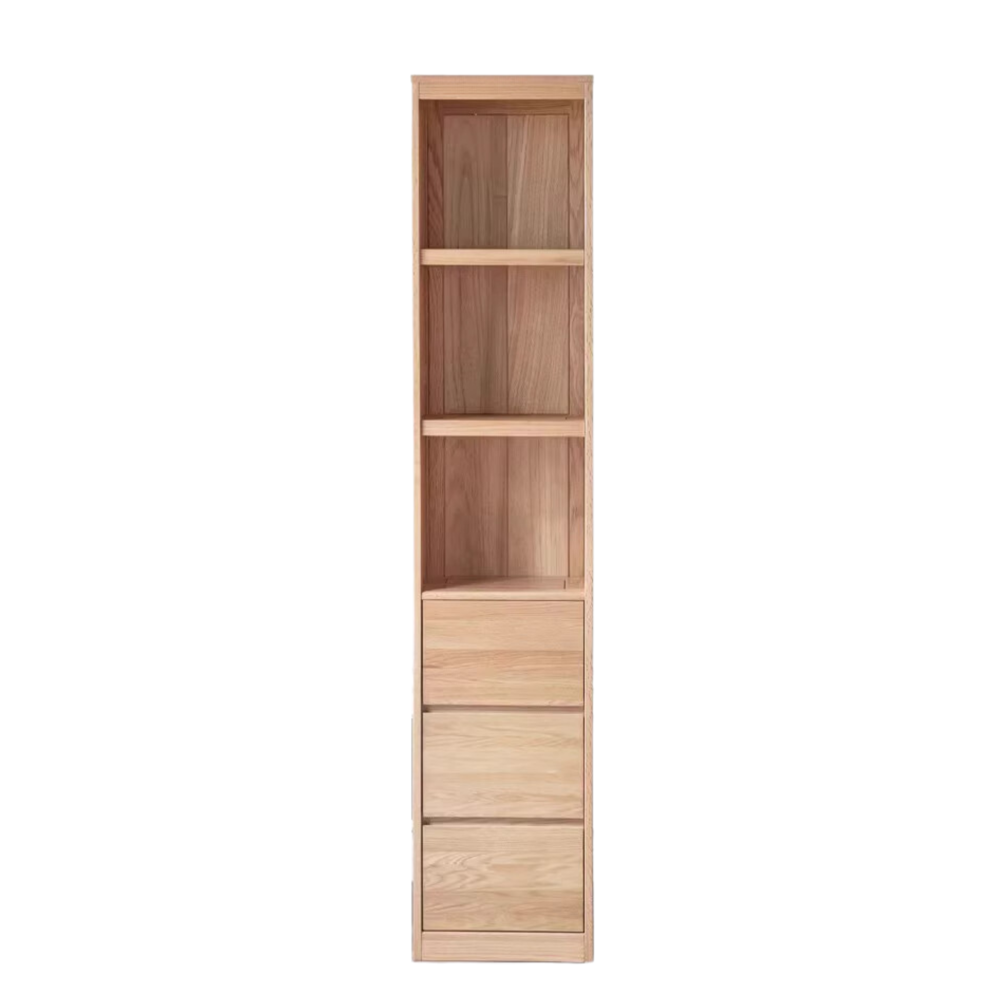 Ash Solid Wood Combination Bookcase Bookshelf