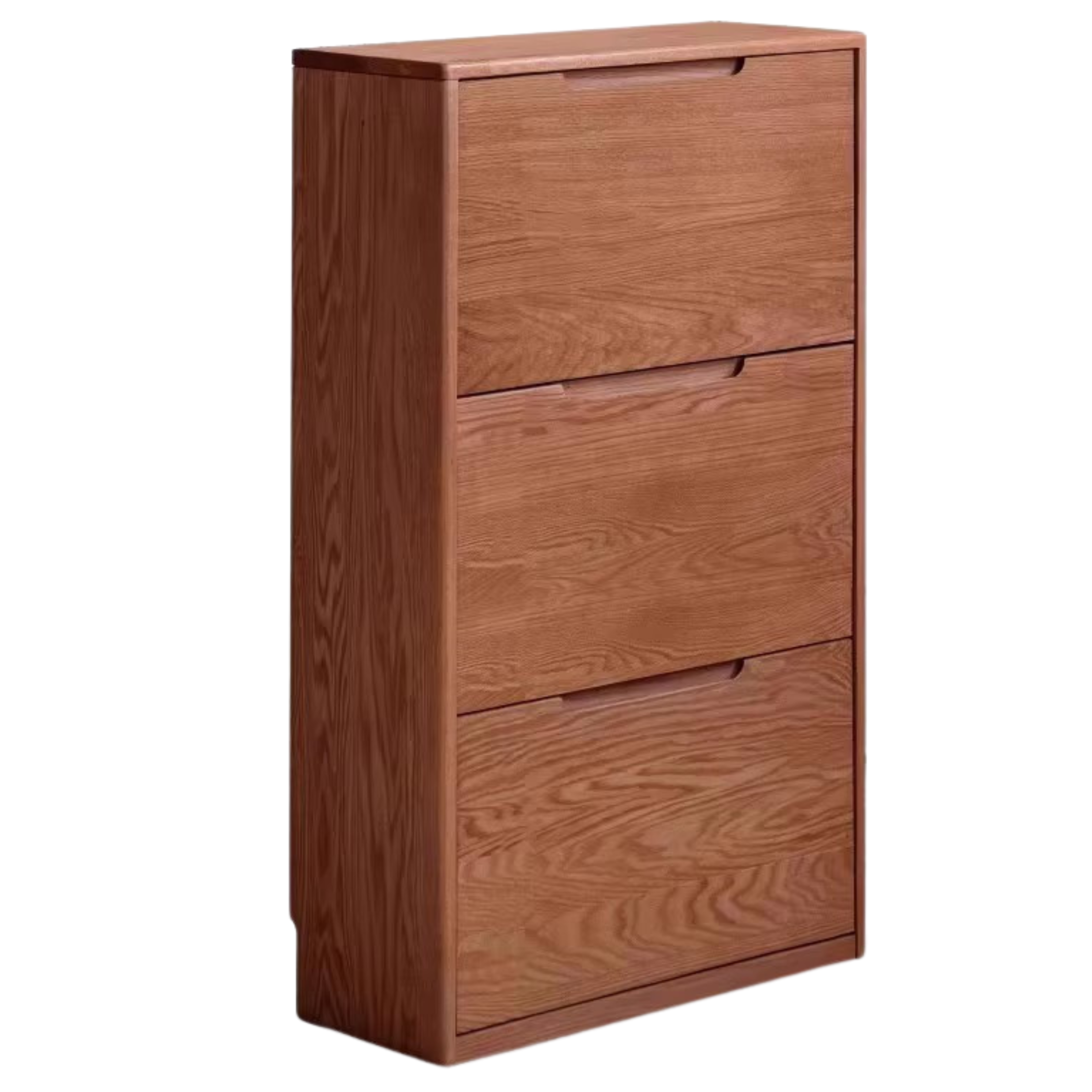 Oak, Poplar Solid Wood Ultra Thin Shoe Cabinet