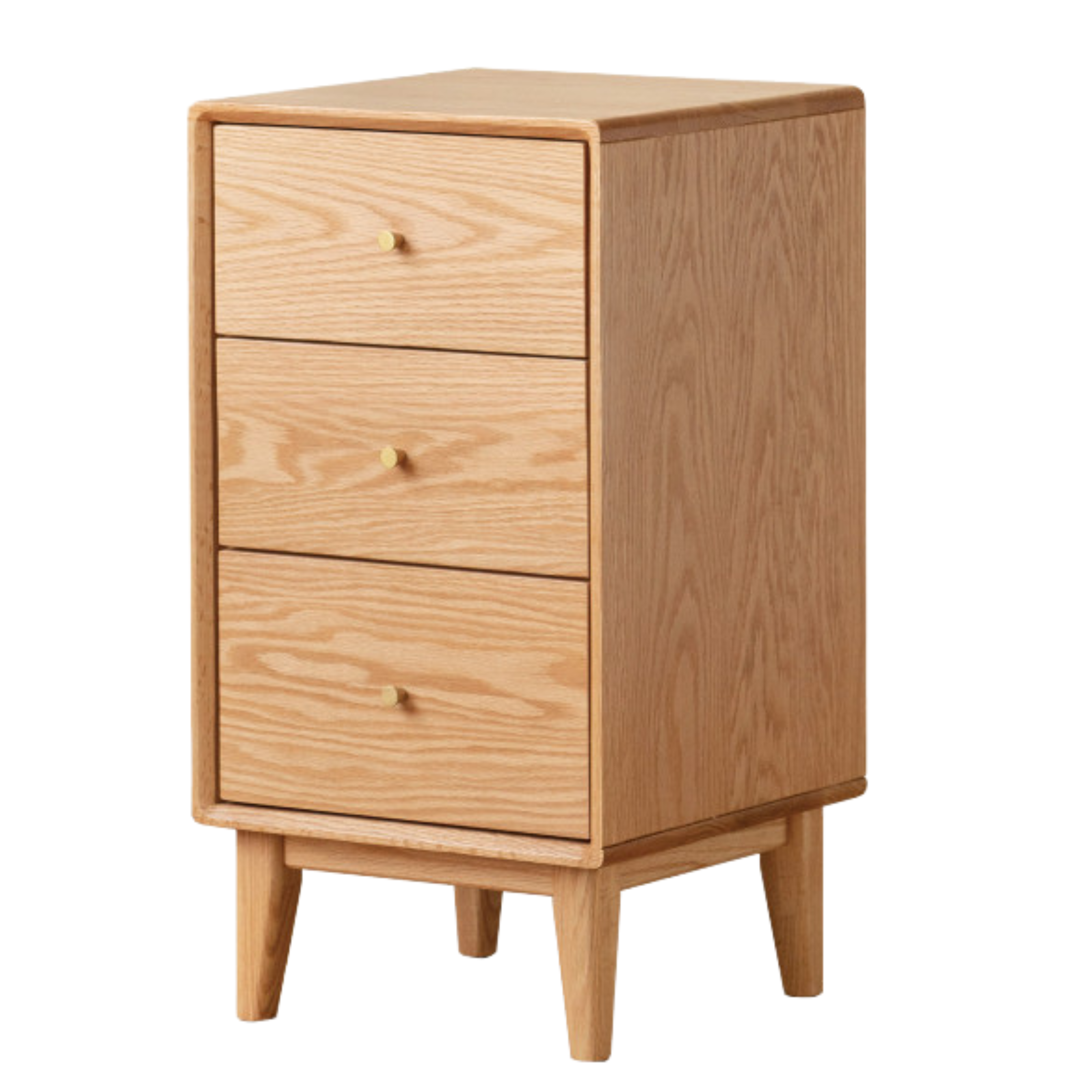 Oak, Beech Solid Wood Chest of Drawers, Multi-Functional Storage Cabinet Combination