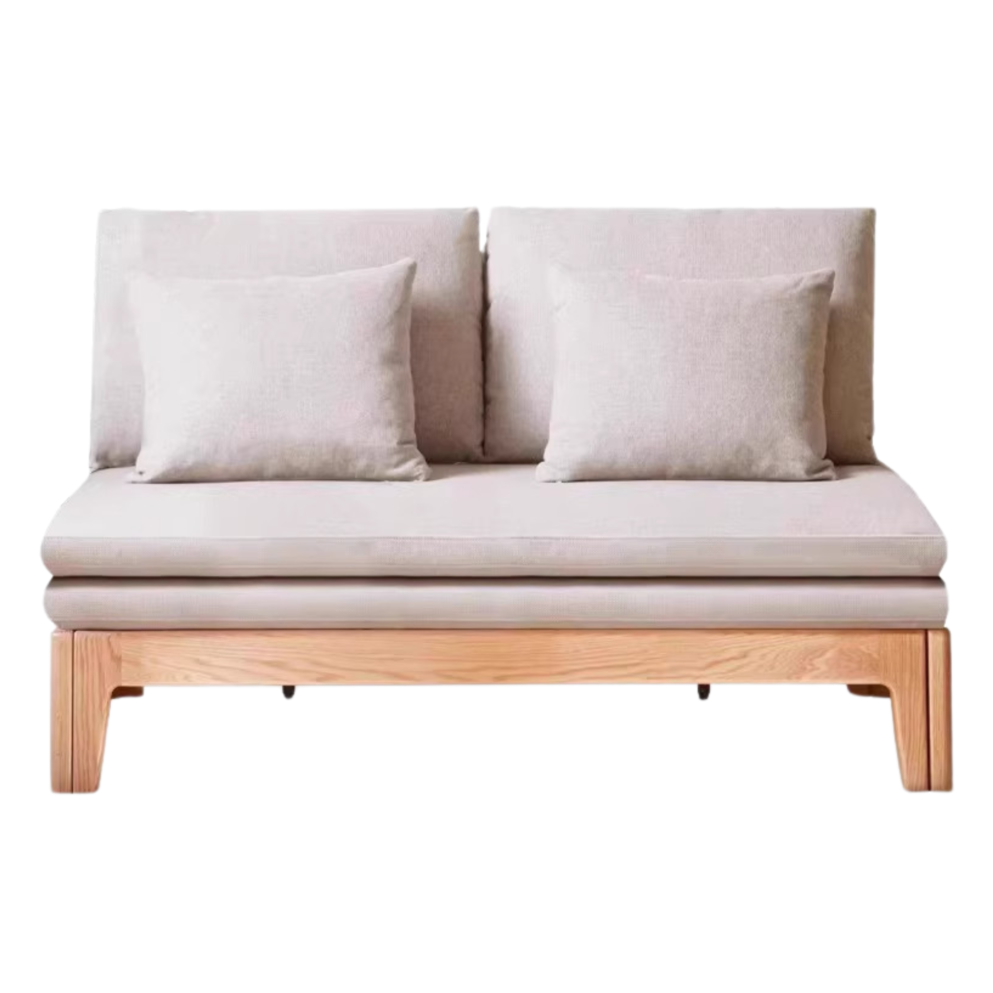Oak Solid Wood Sofa Bed