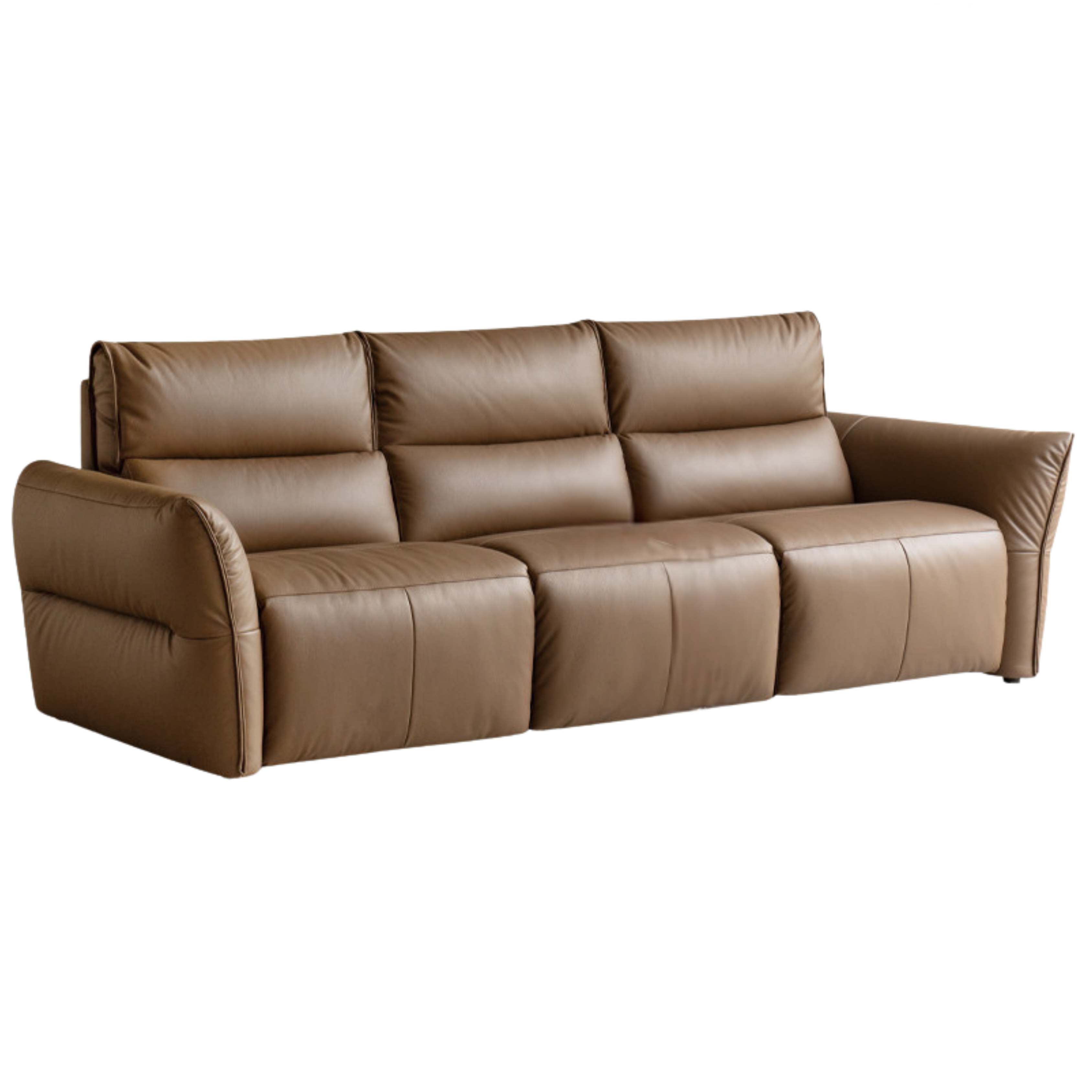 Leather Electric Luxury High Backrest Sofa,