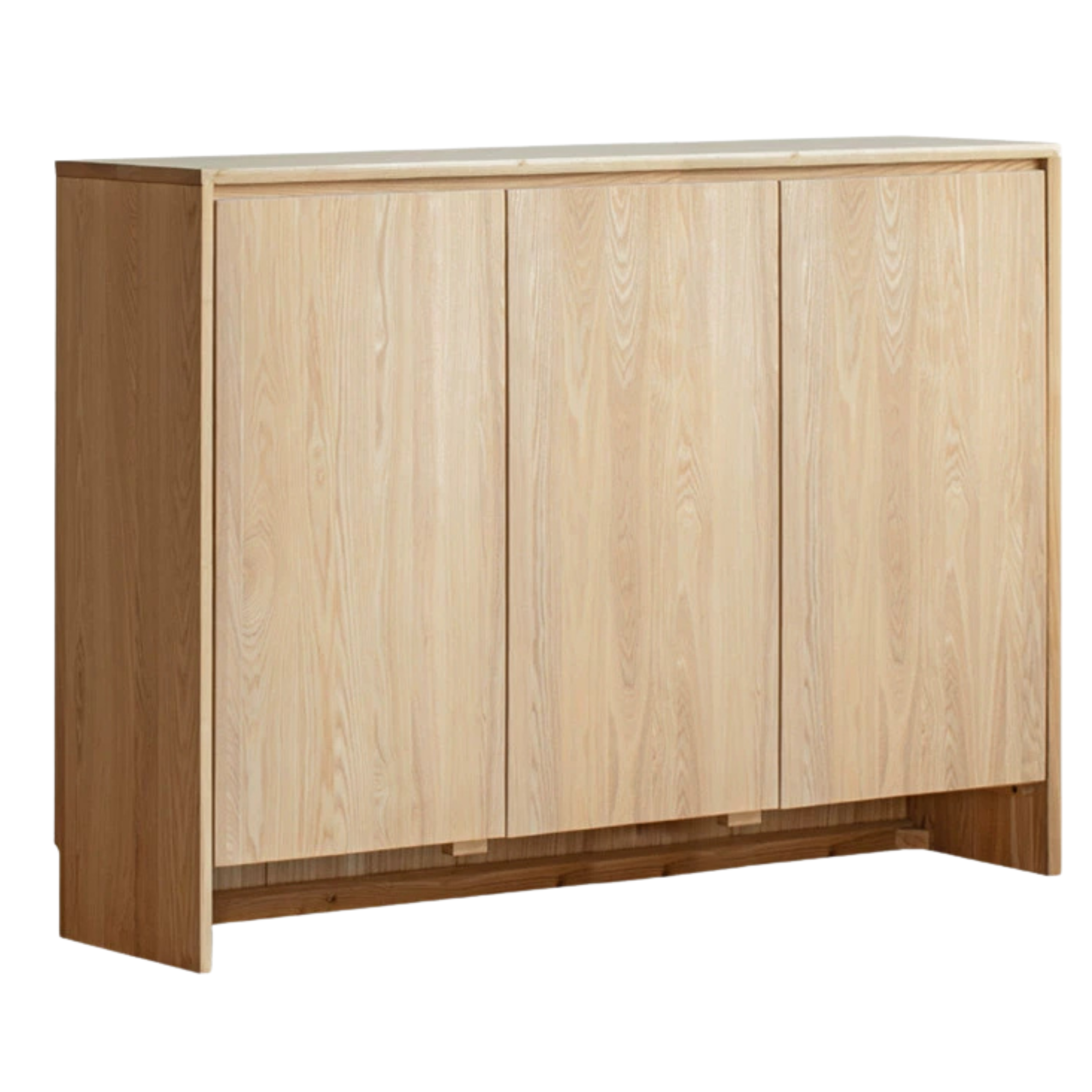 Ash, Oak Solid Wood Shoe Cabinet, Entrance Cabinet Combination Storage