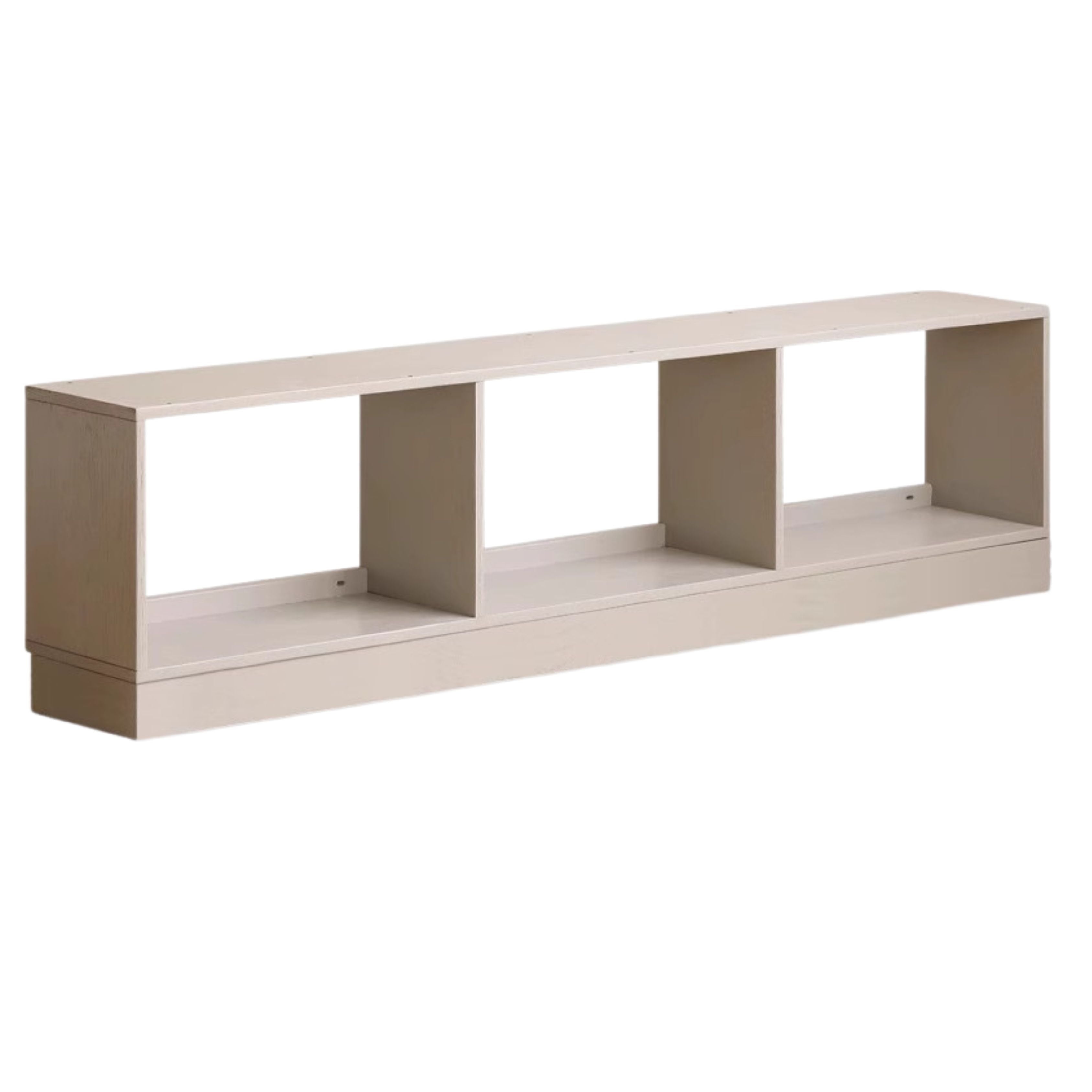 Oak Solid Wood Bookcase Full Wall Bookshelf Light Luxury Display Cabinet.