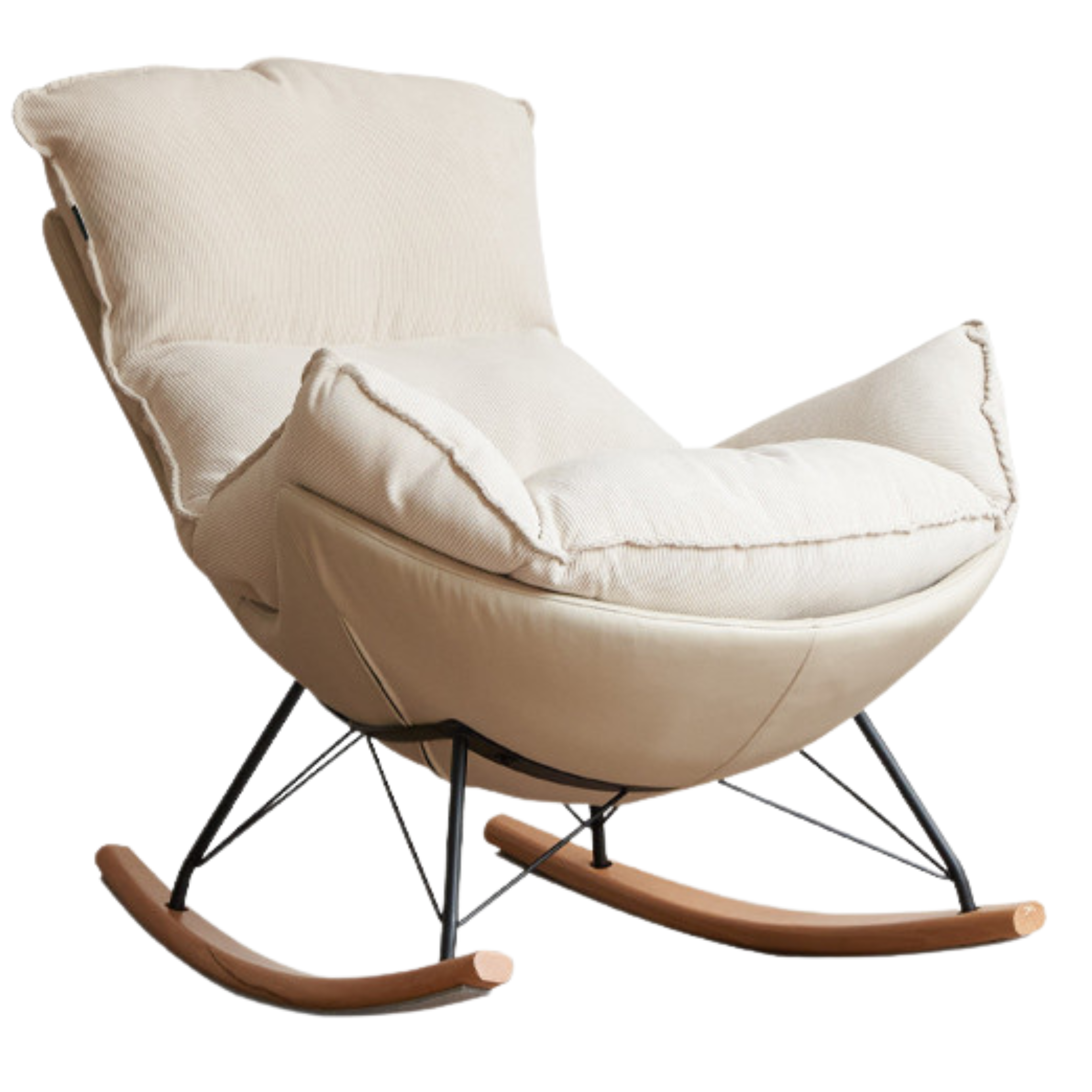 Mid Century Modern Rocking Armchair)