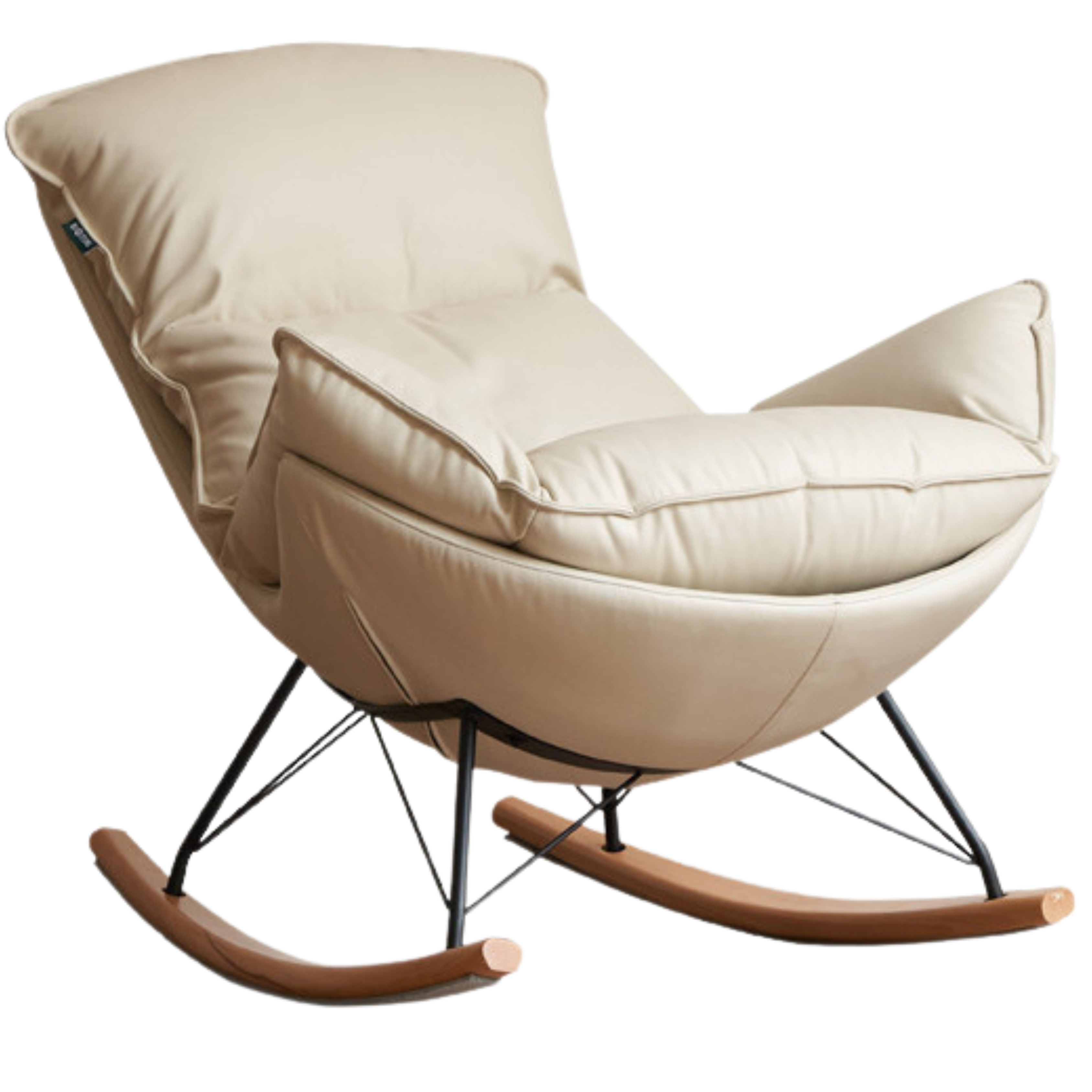Mid Century Modern Rocking Armchair)