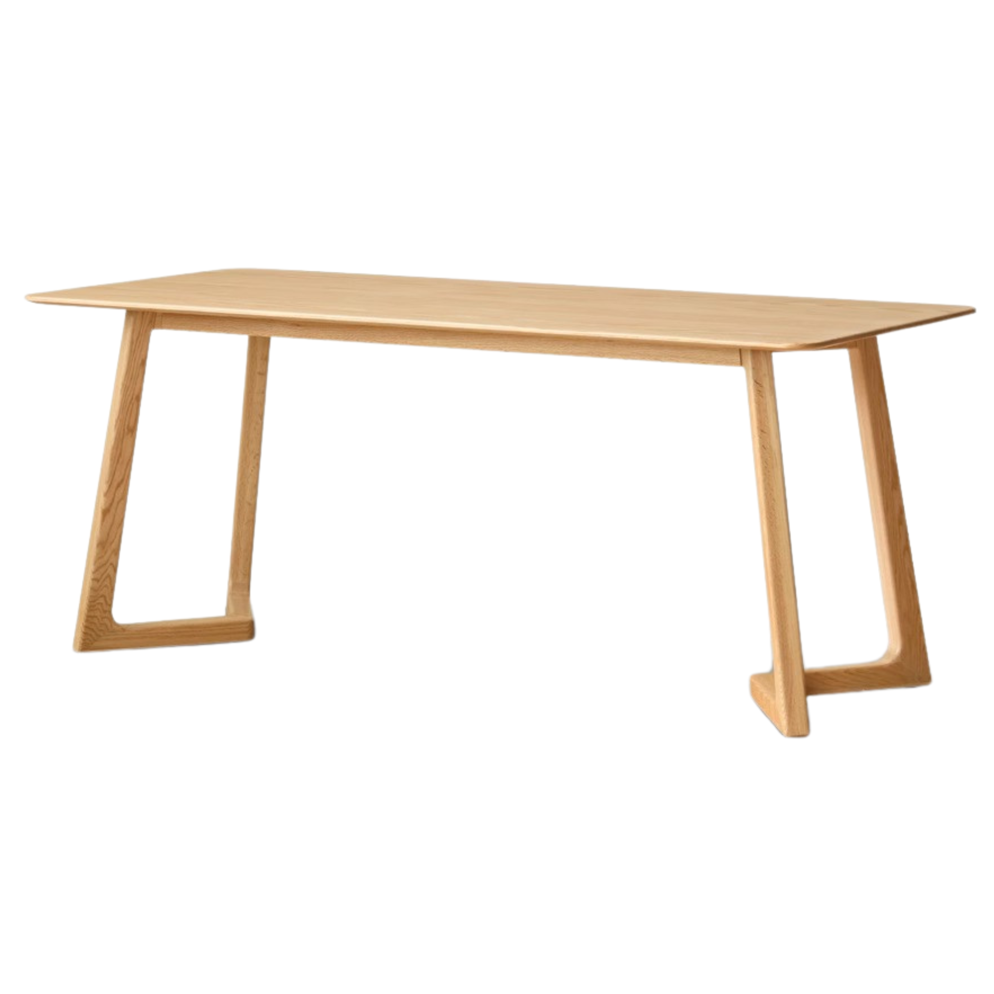 Oak, Ash Solid Wood Large Office Desk