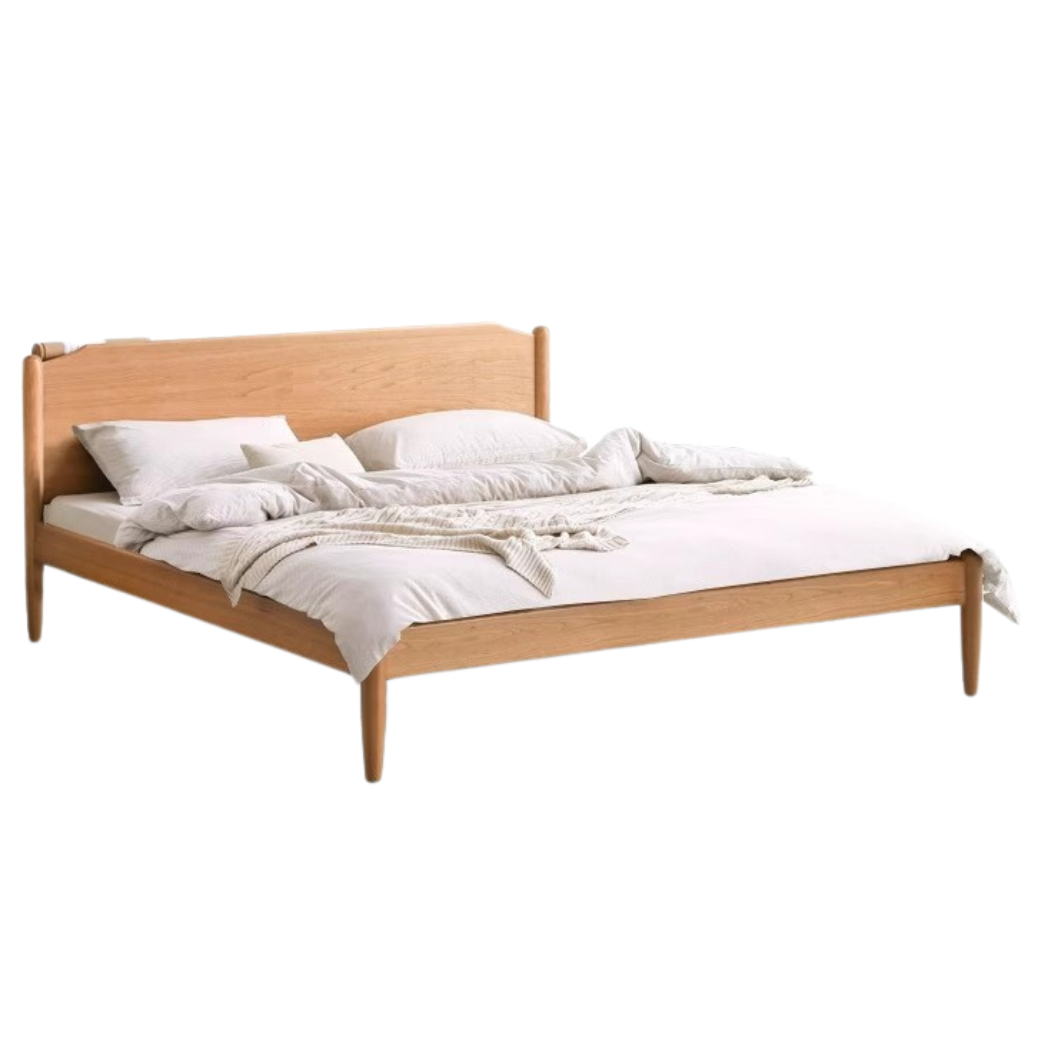 Cherry Solid Wood Bed