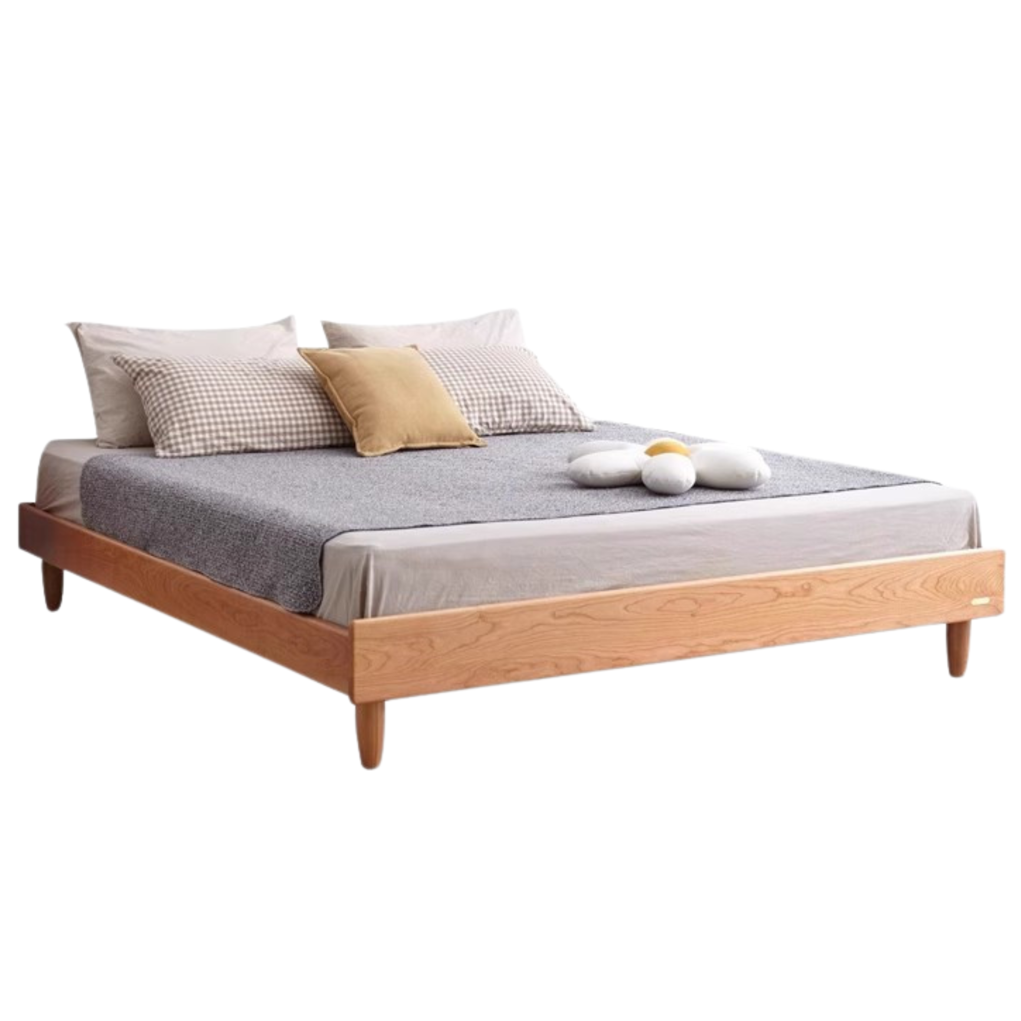 Cherry Wood Bed Modern