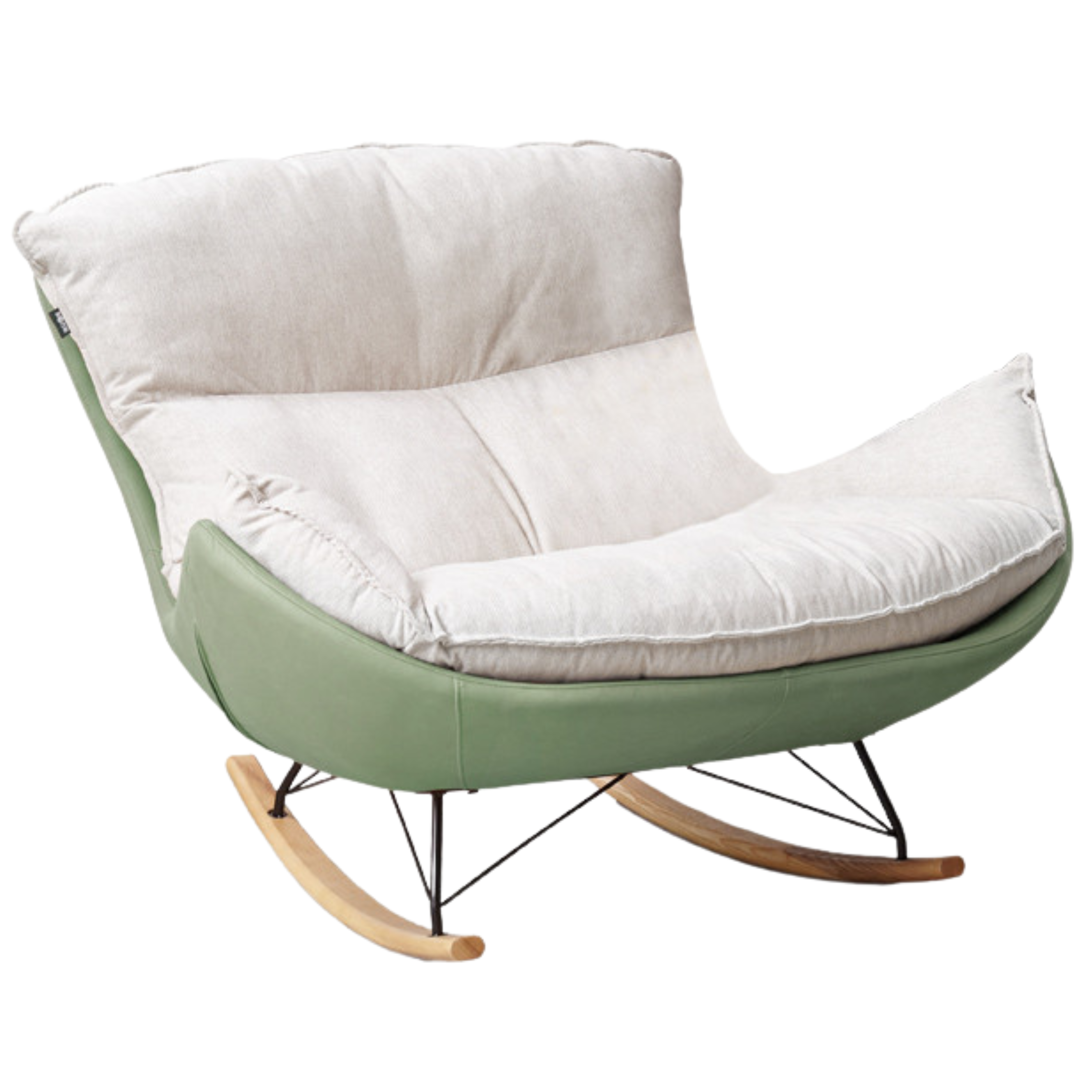 Mid Century Modern Rocking Armchair)