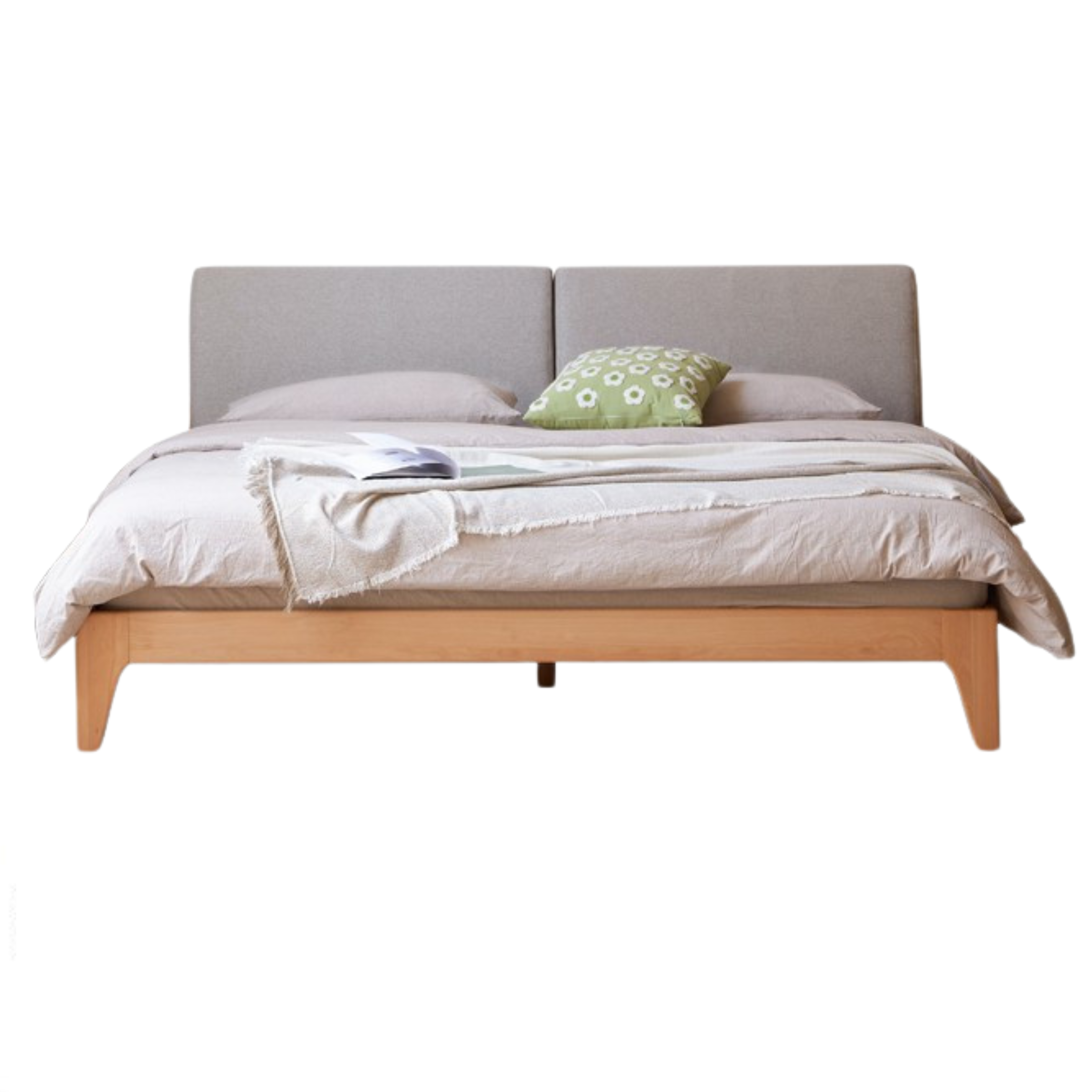 European Beech Solid Wood Soft Bed