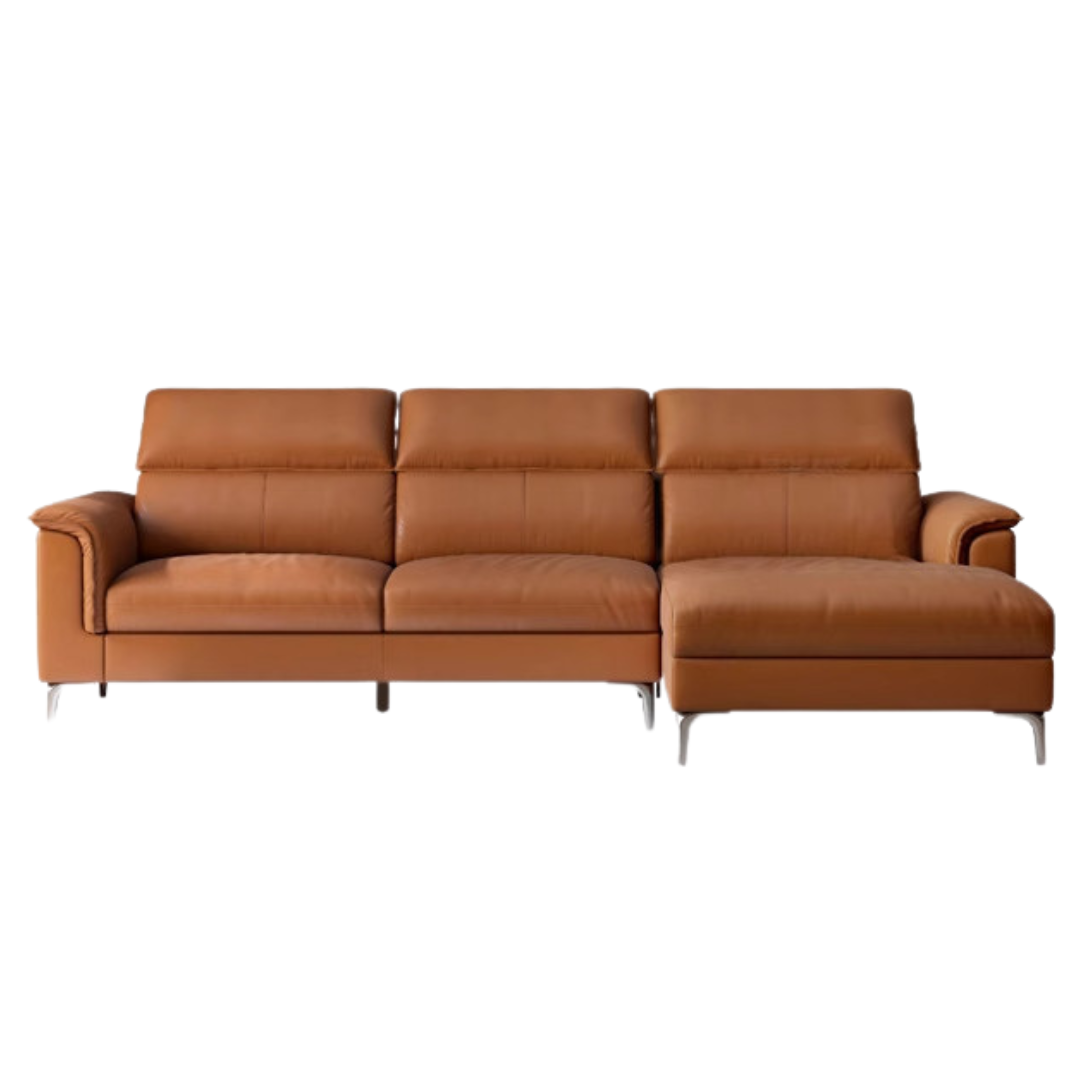 Genuine LeatherSofa, Light Luxury Top Layer Cowhide Italian Sofa.