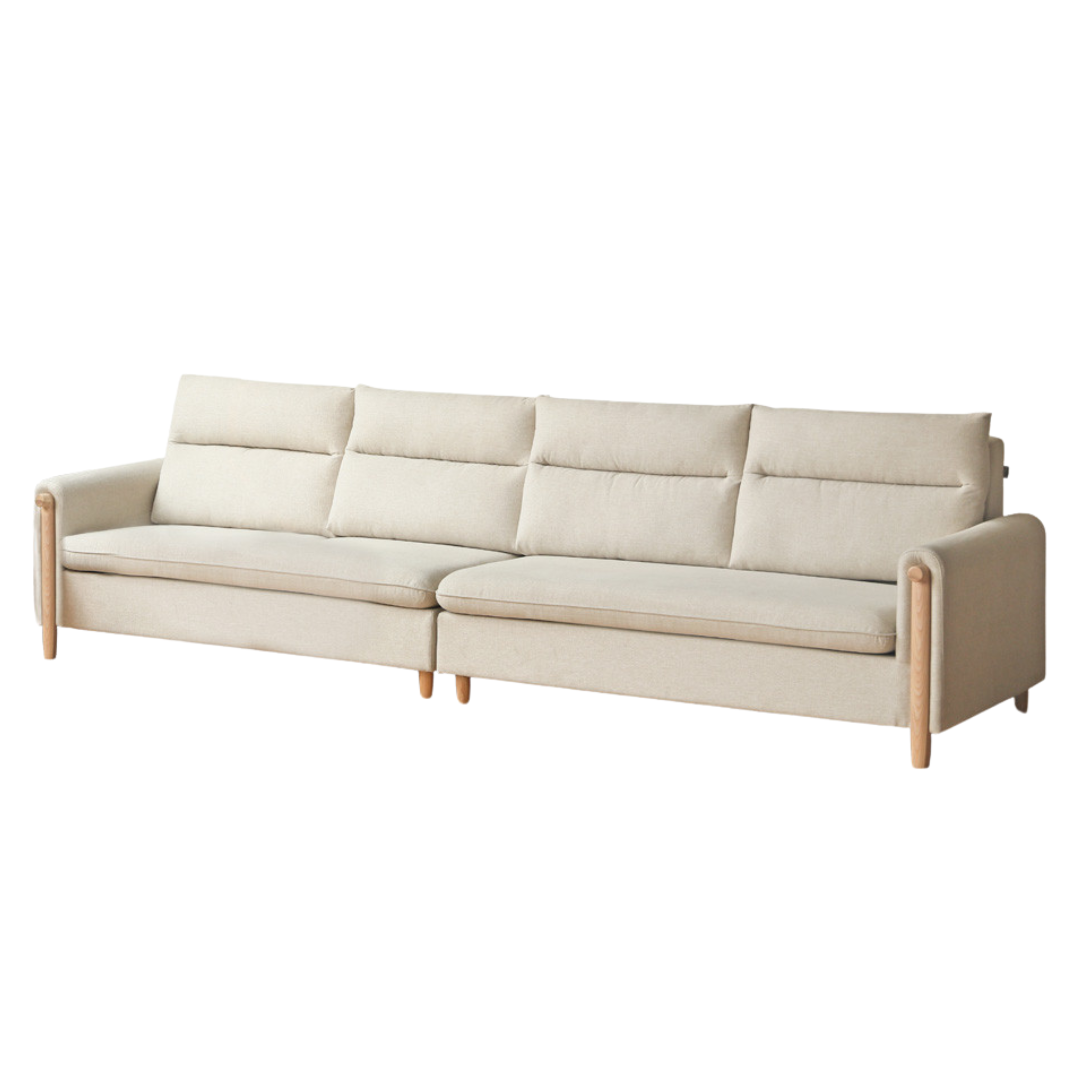 Fabric Contemporary Sectional Sofa with Relaxed Seating