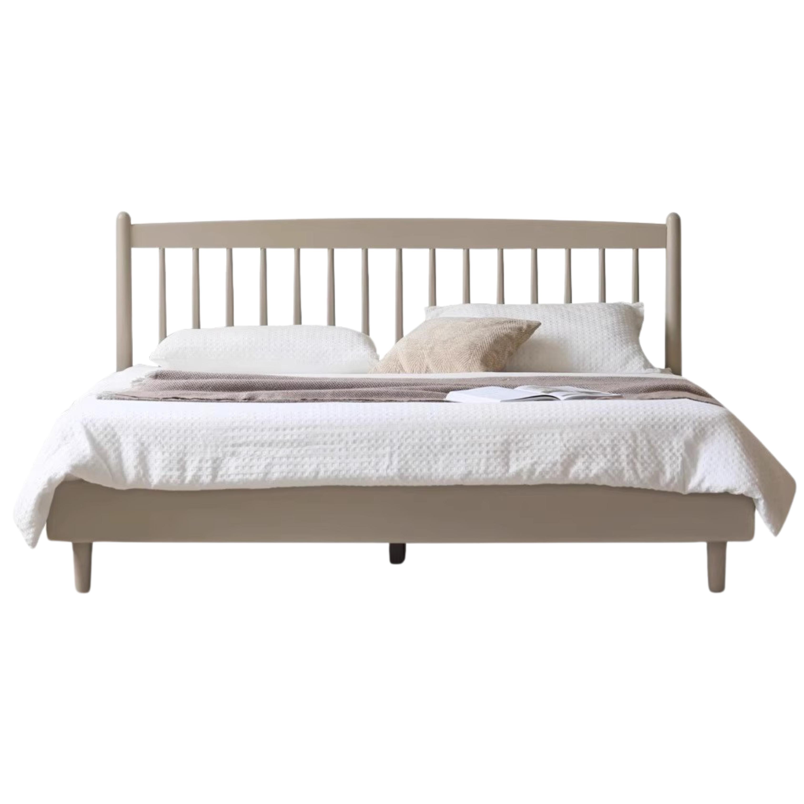 Ash Solid Wood Light Luxury Bed