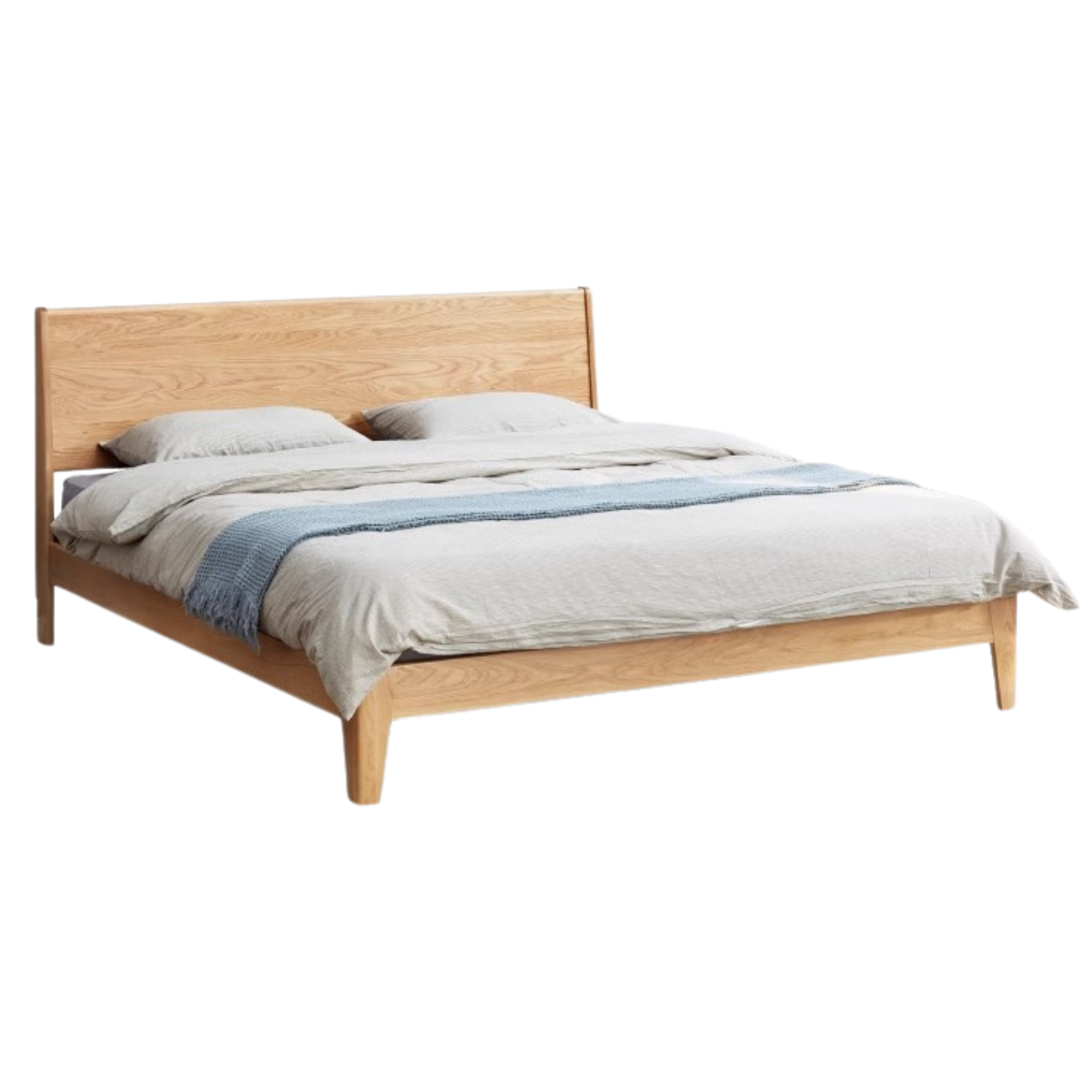 Oak Solid Wood Bed