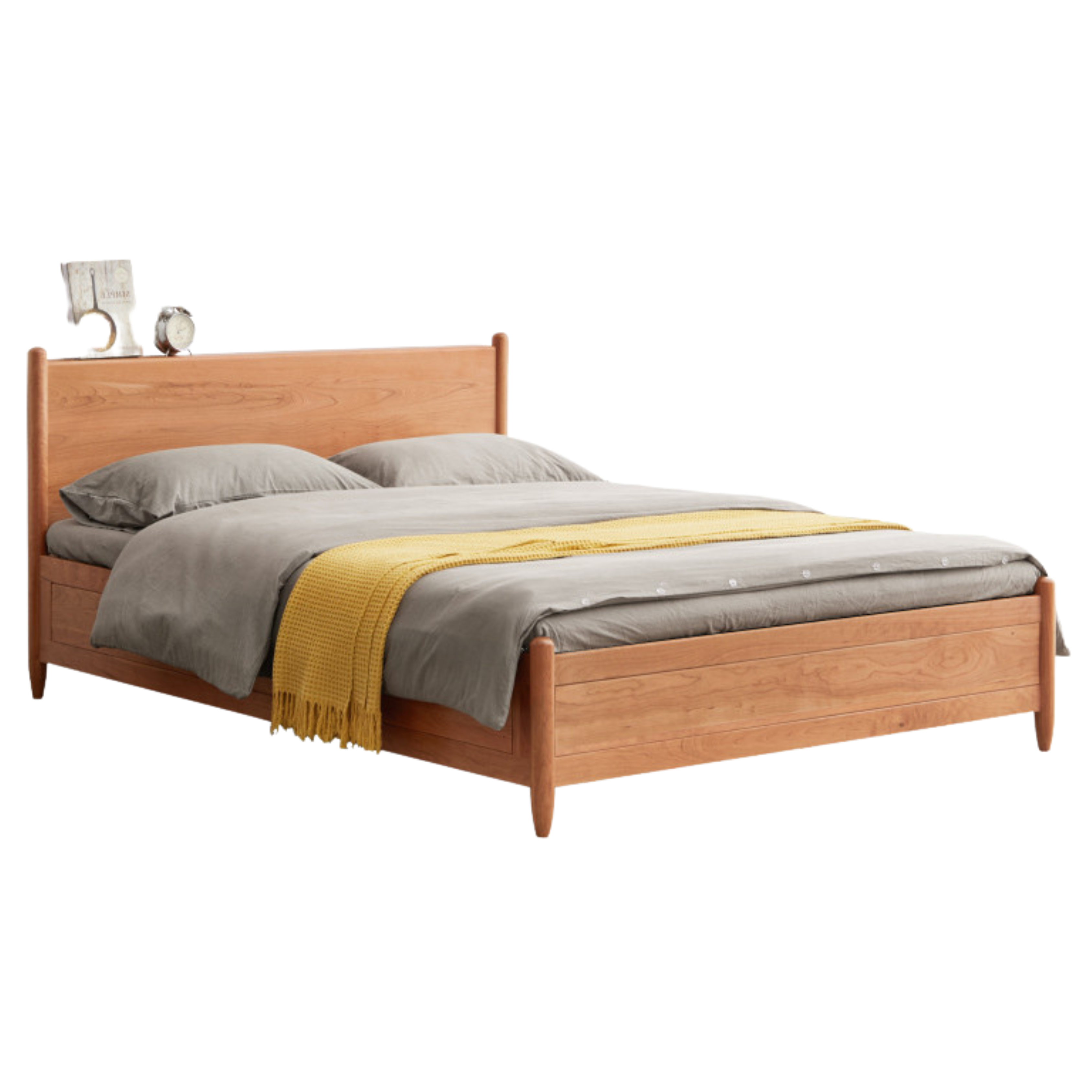 Oak, Black Walnut, Сherry Wood Bed