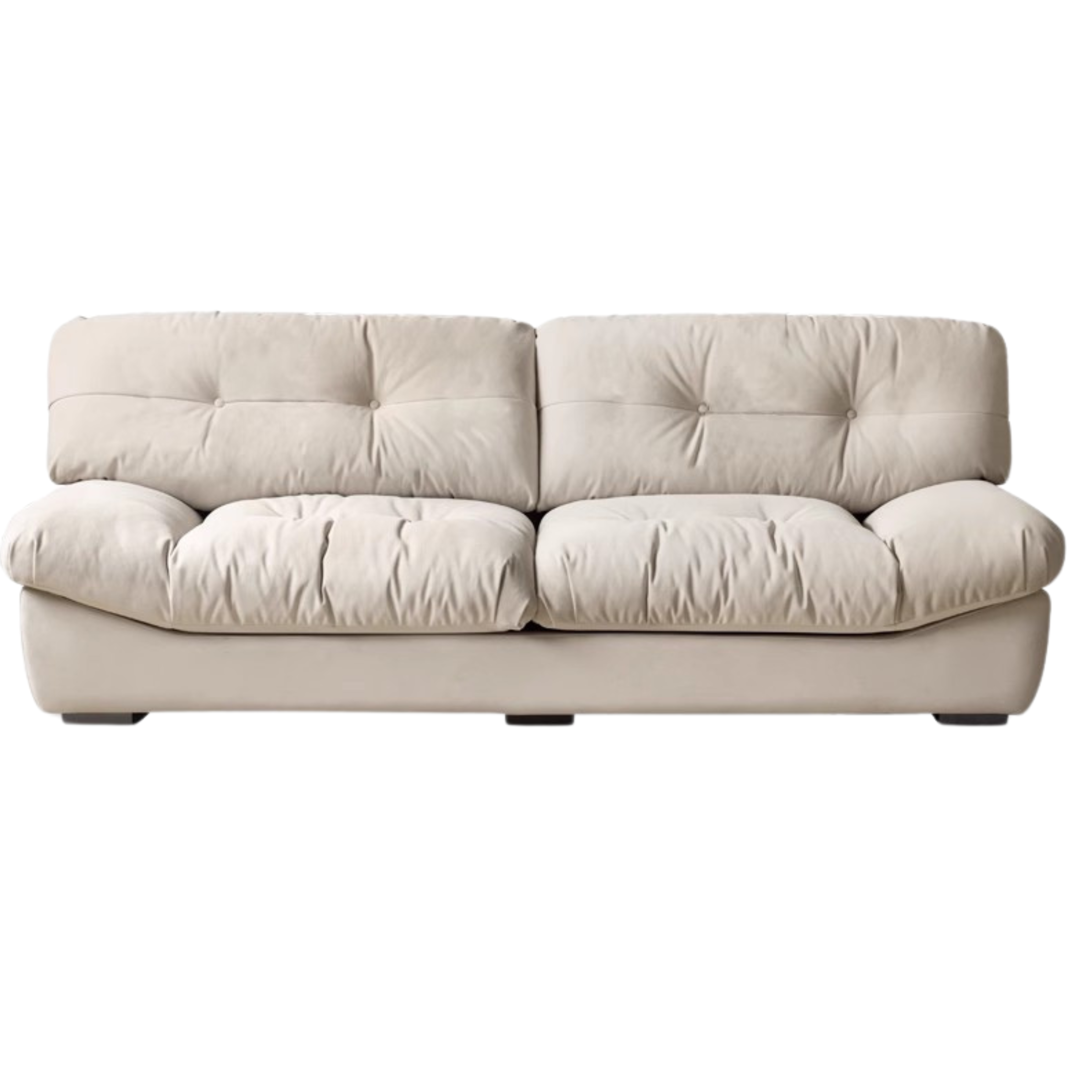 Fabric Italian Style Cloud Sofa With Russian Birch Wood Frame