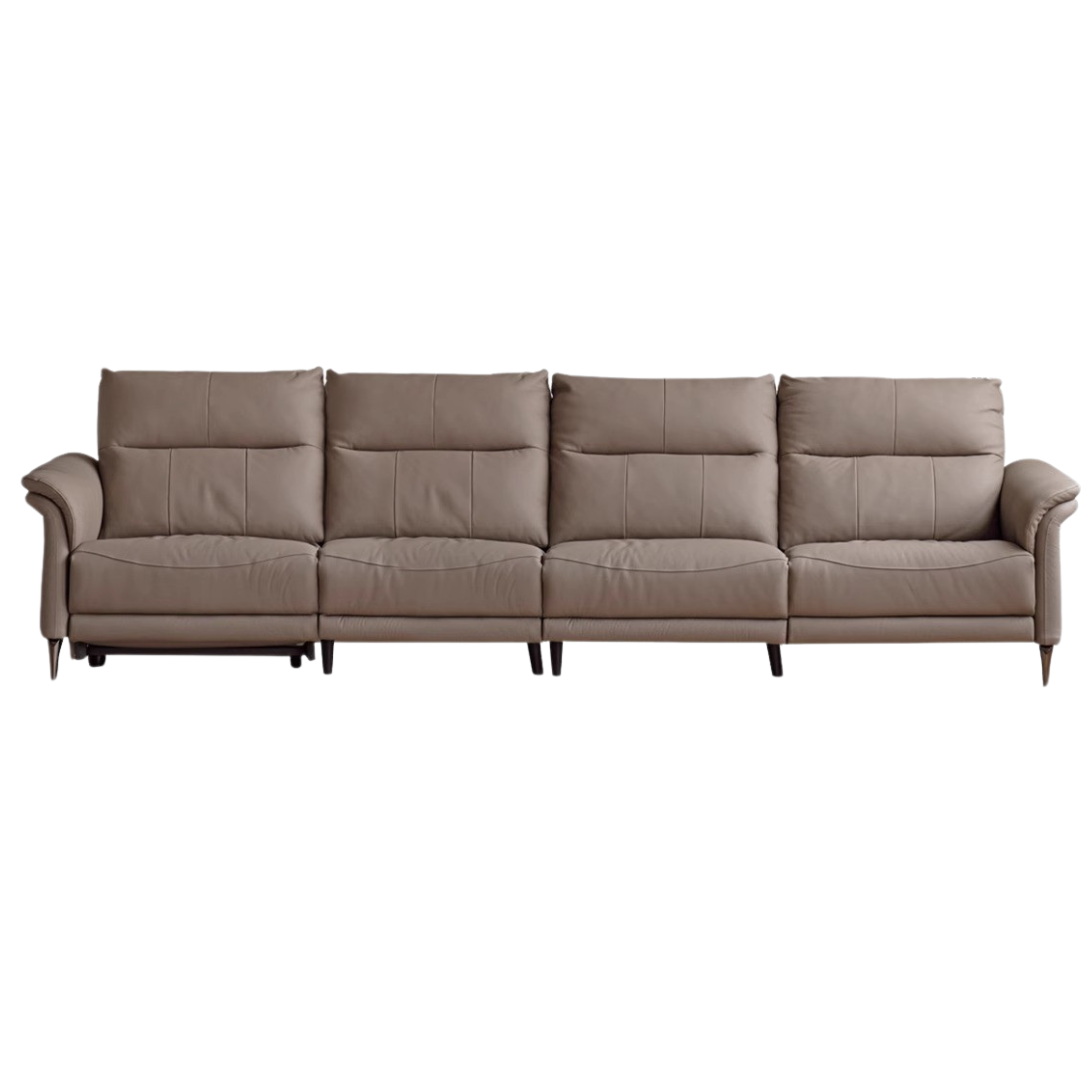 First Layer Leather Multifunctional Electric Telescopic Sofa.