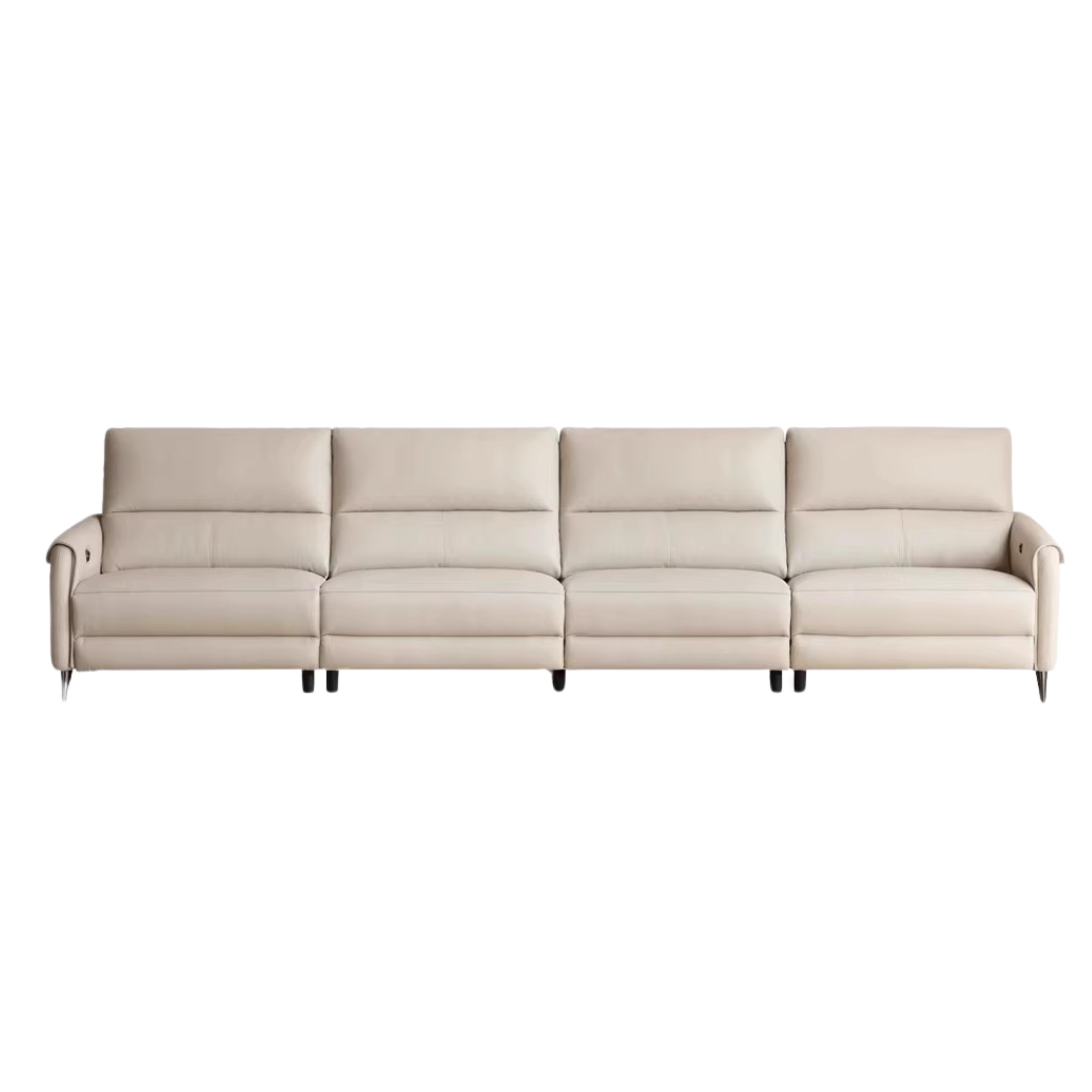 Genuine Leather Zero Wall Multifunctional Electric Sofa, Top Layer Cowhide Sofa.