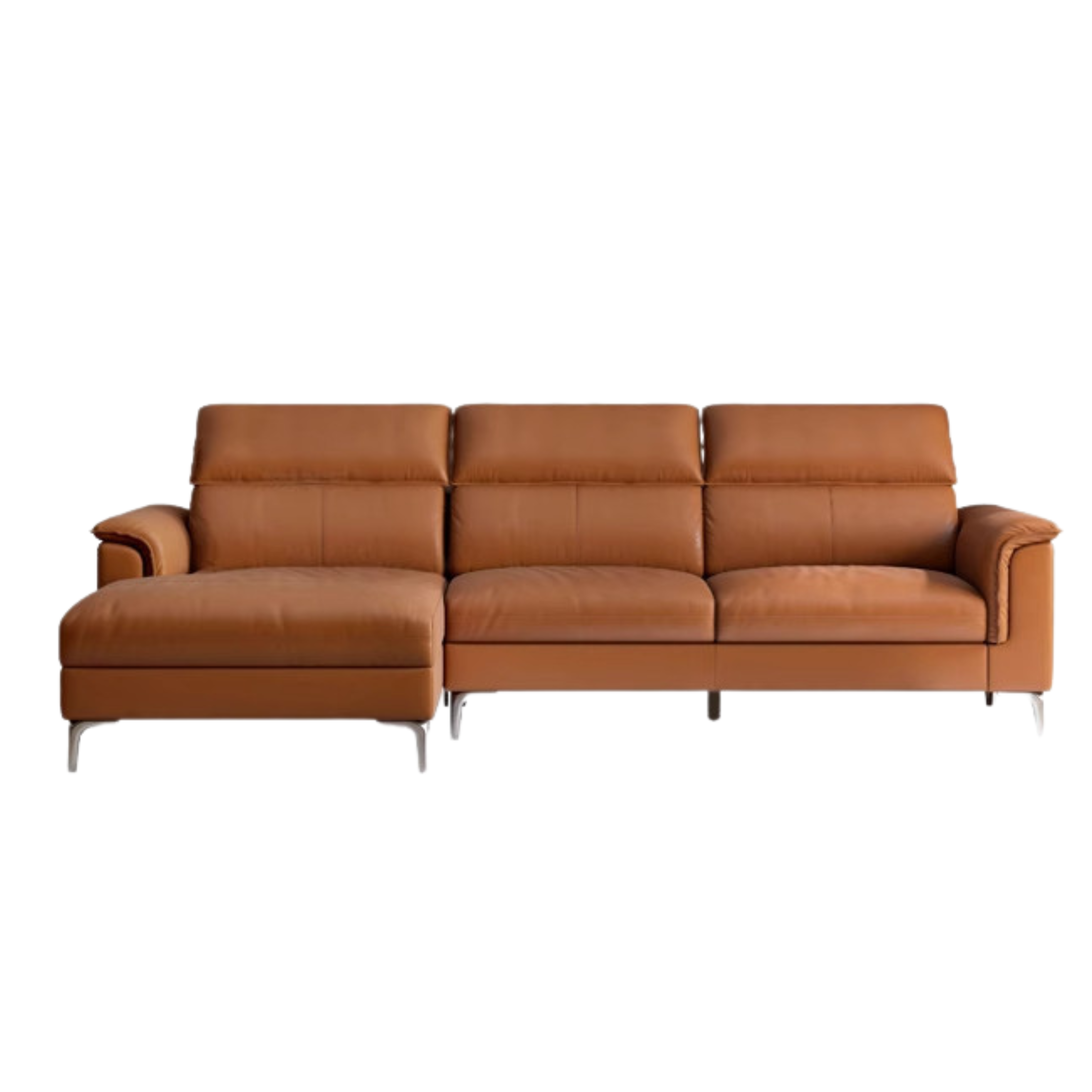 Genuine LeatherSofa, Light Luxury Top Layer Cowhide Italian Sofa.