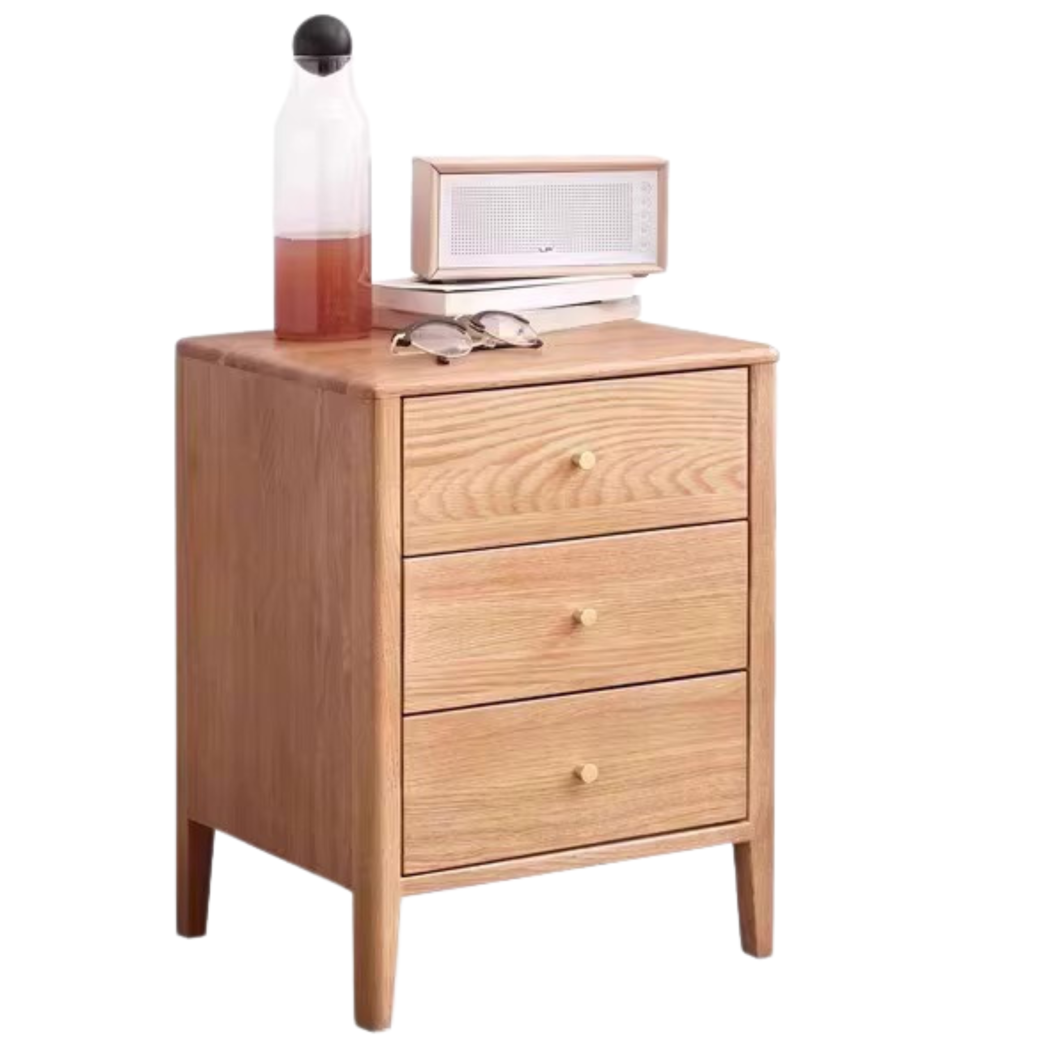 Oak, Cherry Solid Wood Nightstand
