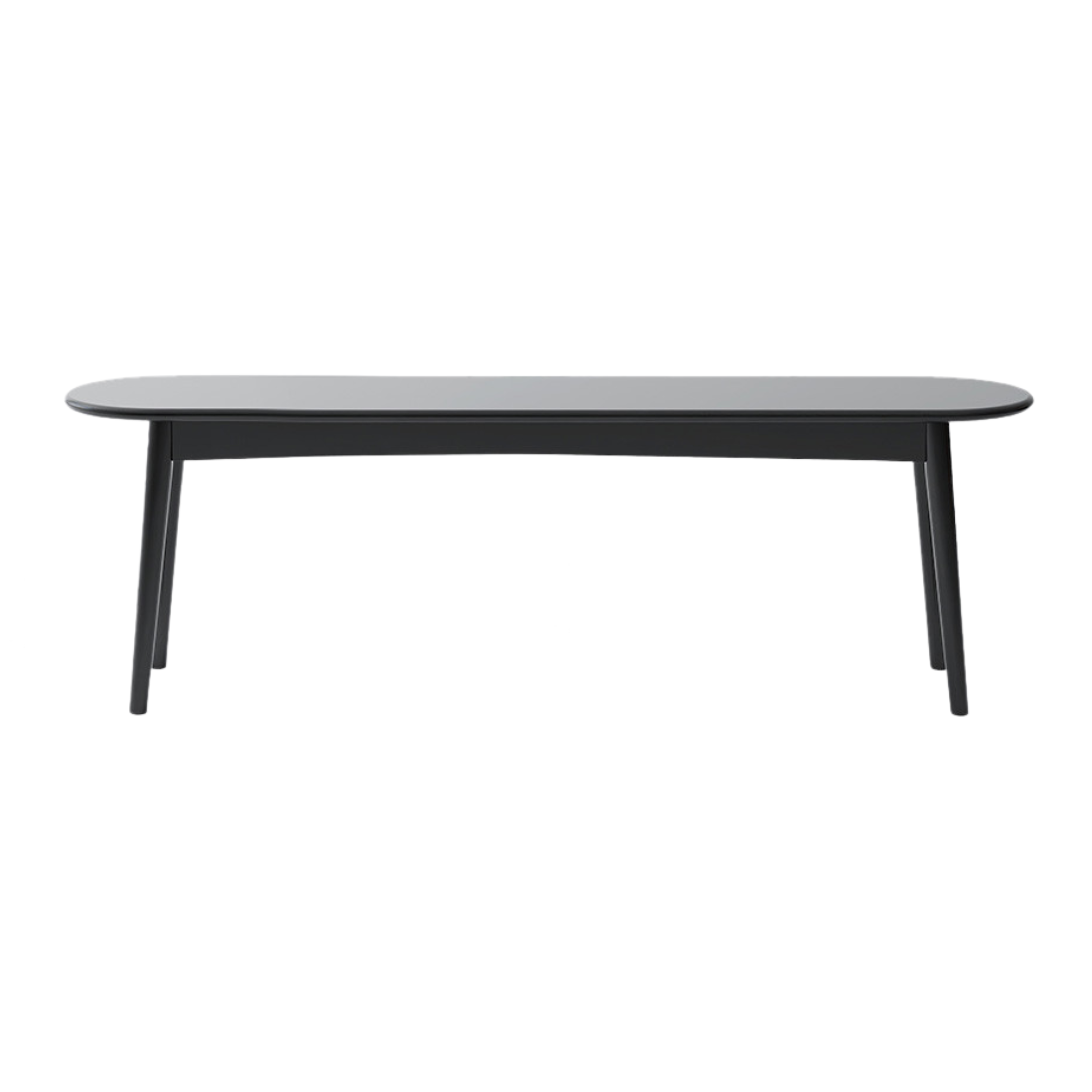 Solid Rubberwood French Cream Style Long Bench